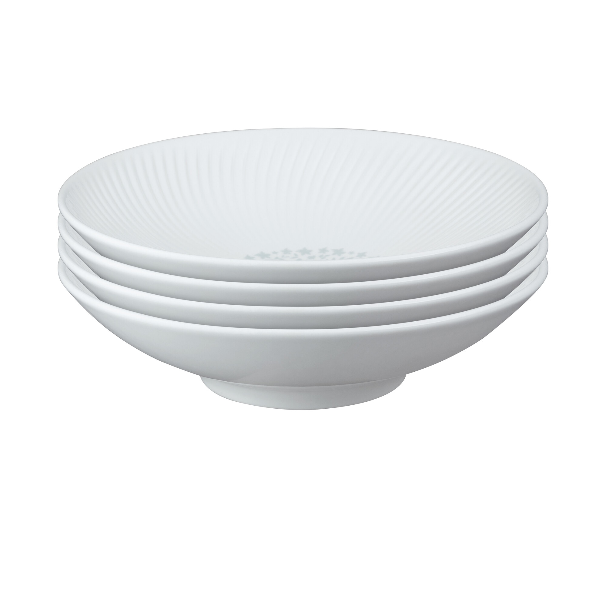 Product photograph of Porcelain Constance Set Of 4 Pasta Bowls from Denby Retail Ltd