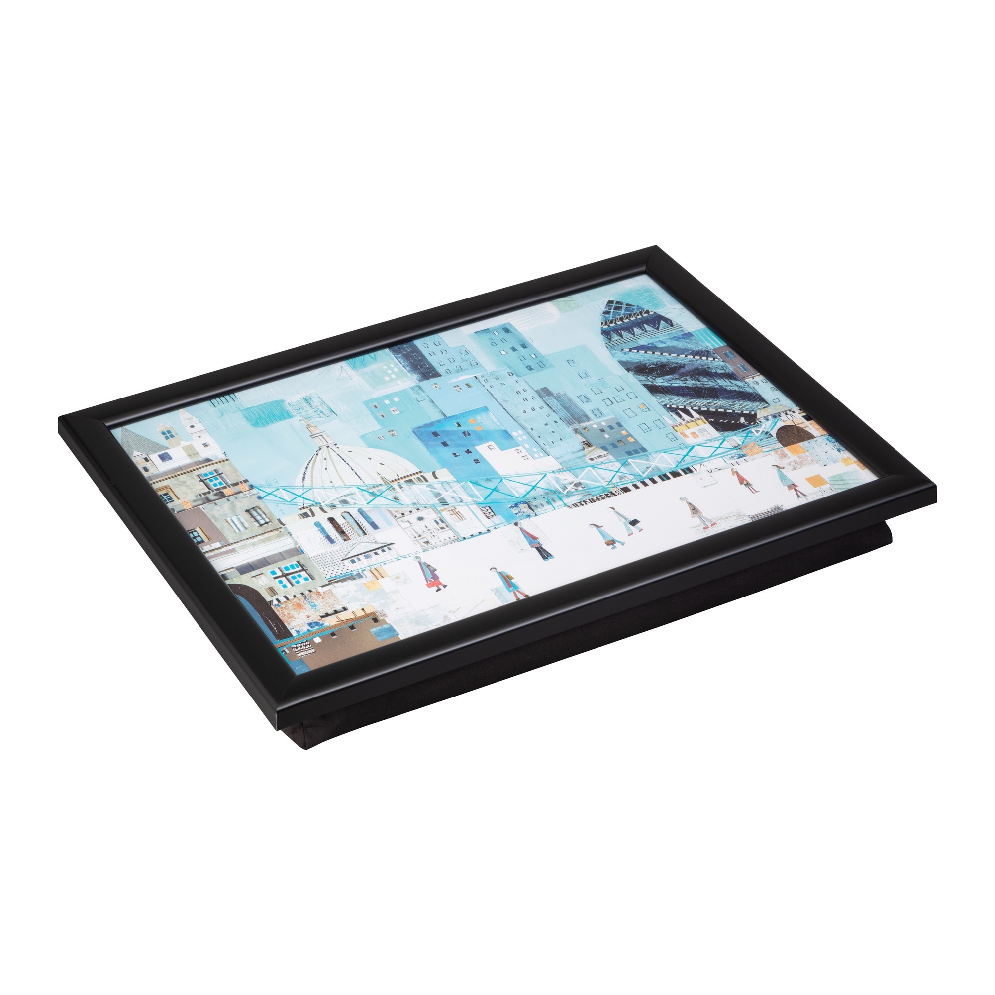 Product photograph of Denby London Scene Laptray With Black Edge from Denby Retail Ltd