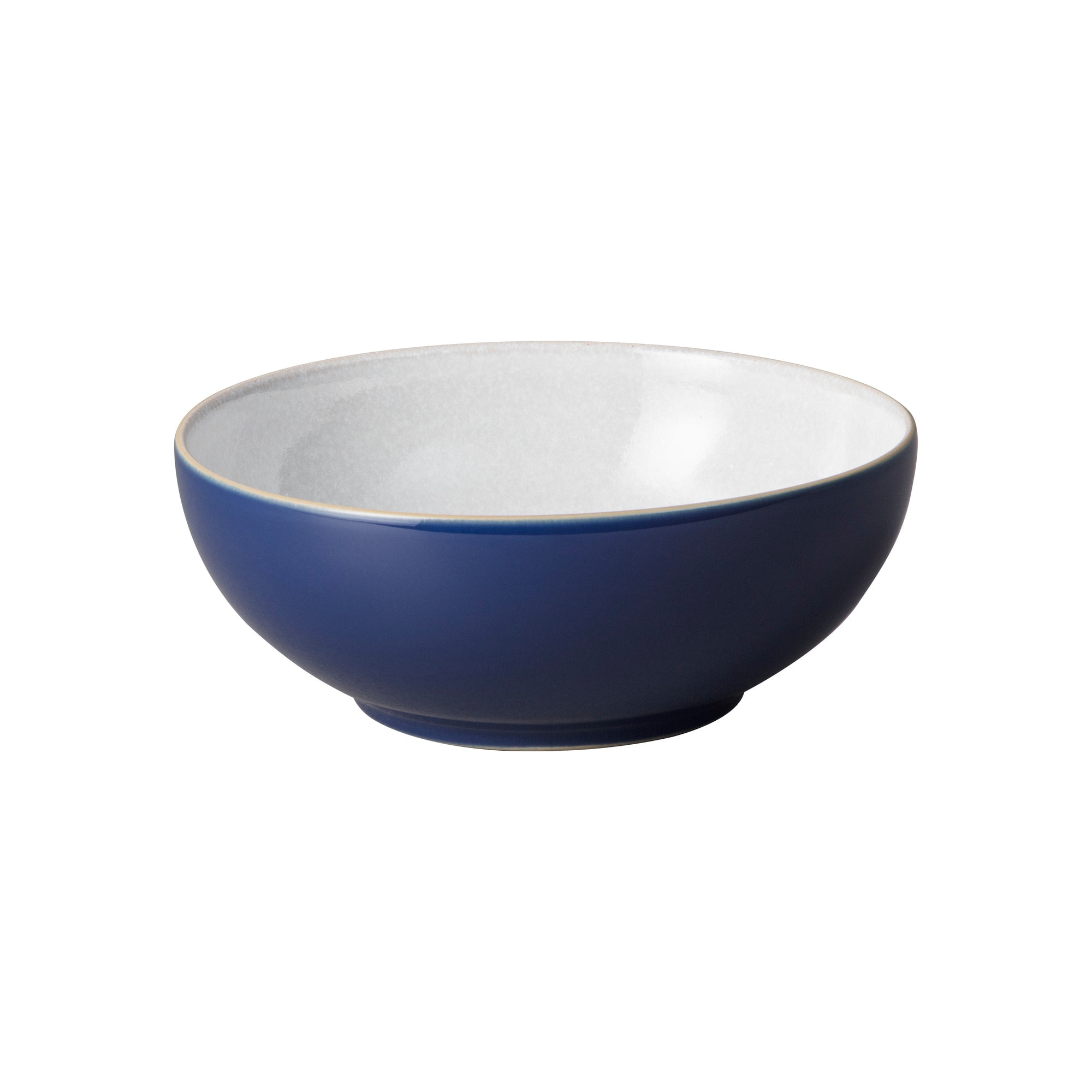 Product photograph of Elements Dark Blue Coupe Cereal Bowl from Denby Retail Ltd