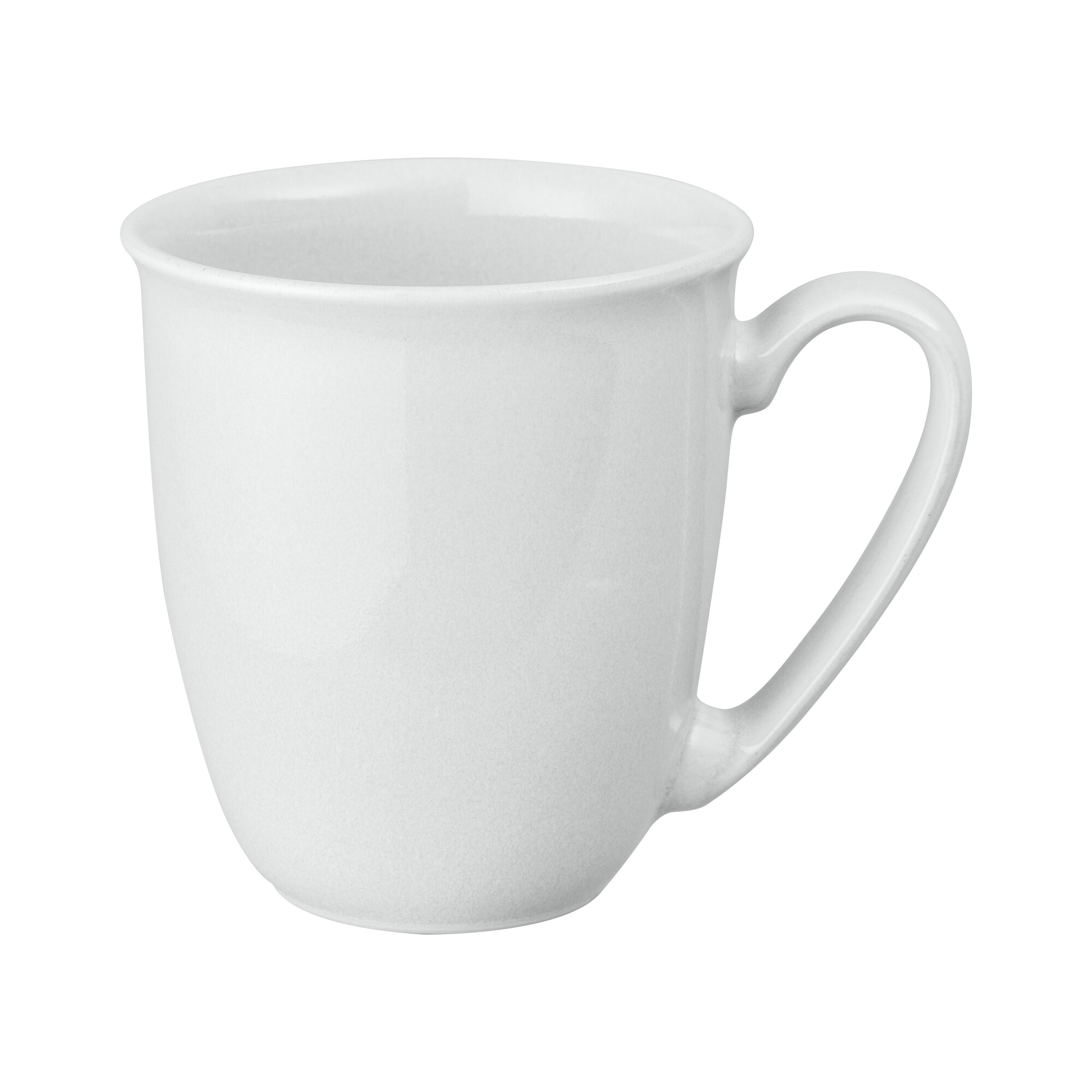 Product photograph of Elements Stone White Coffee Beaker Mug from Denby Retail Ltd