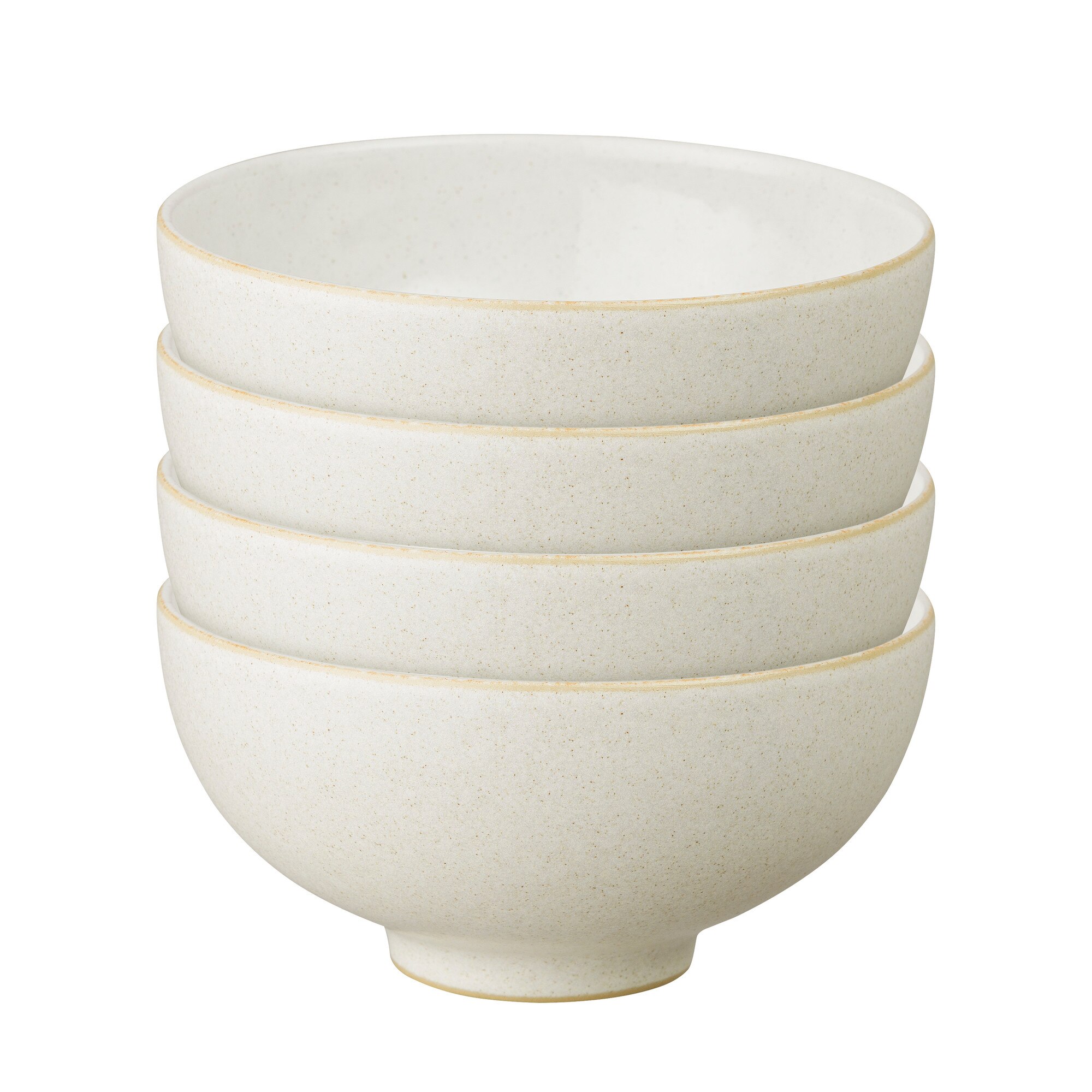 Product photograph of Impression Cream Set Of 4 Rice Bowl from Denby Retail Ltd