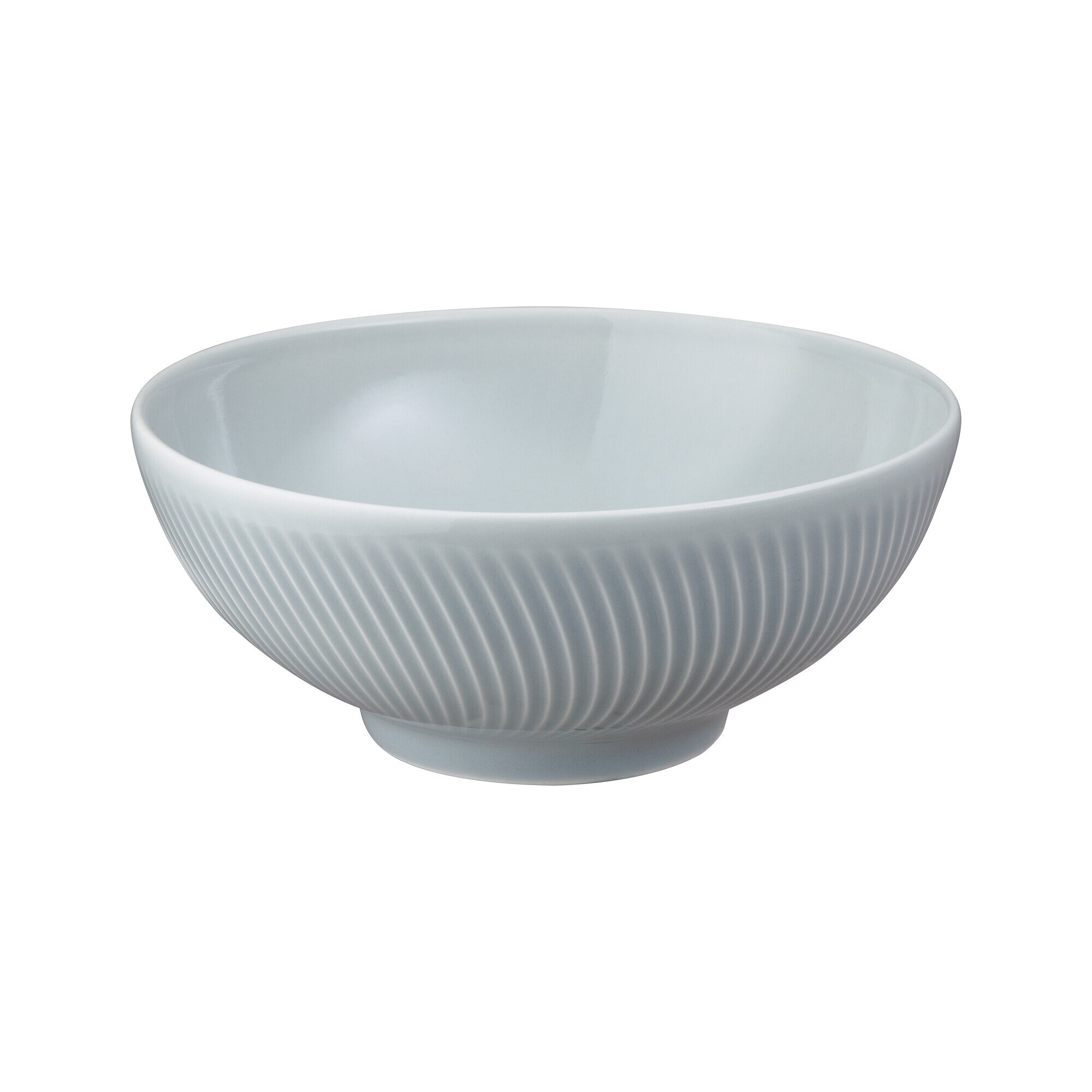 Product photograph of Porcelain Arc Grey Cereal Bowl from Denby Retail Ltd