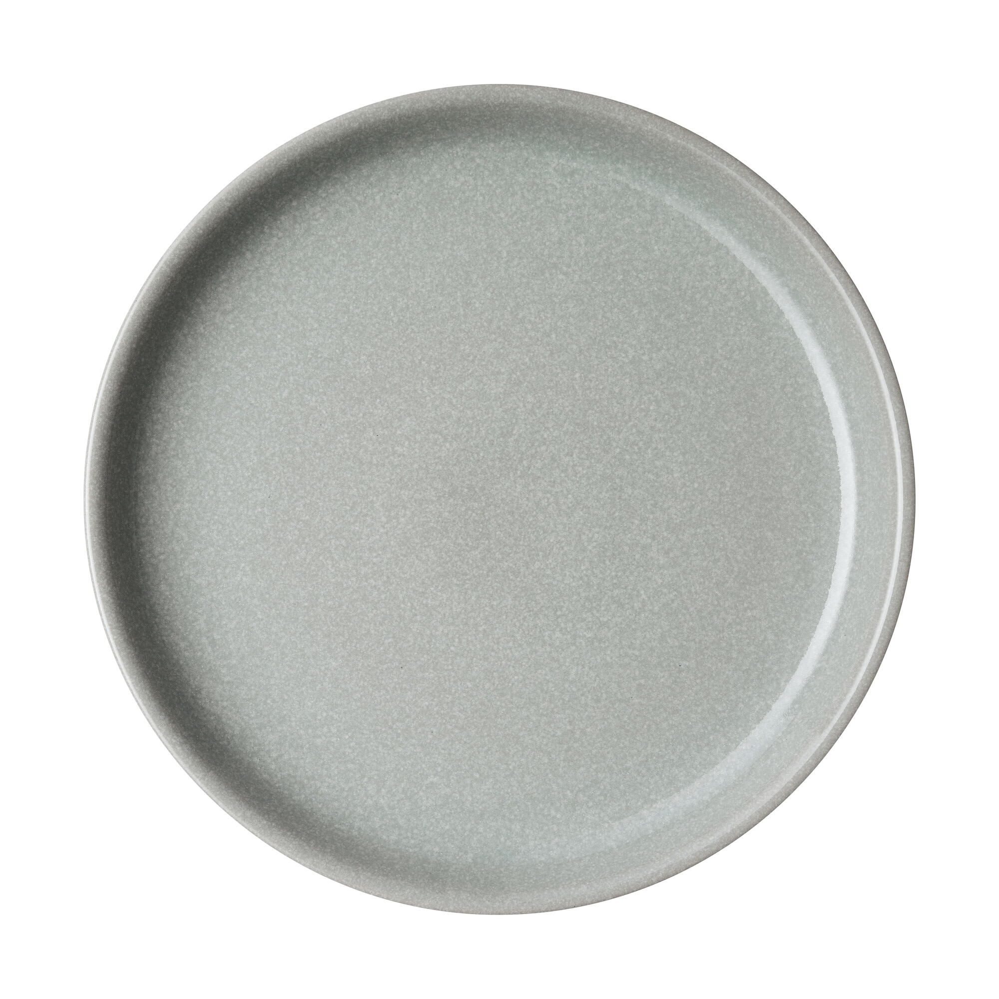 Product photograph of Elements Light Grey Coupe Dinner Plate from Denby Retail Ltd