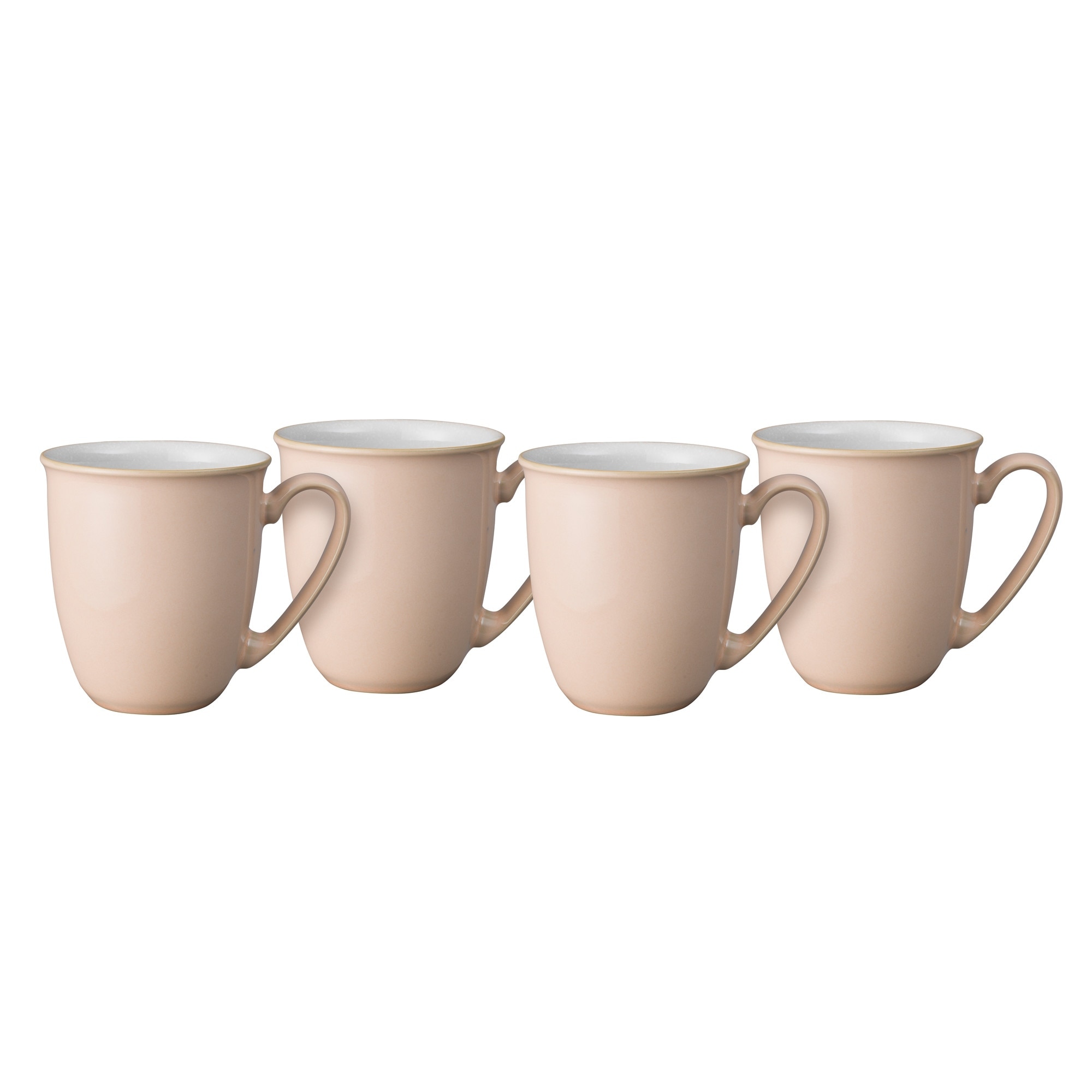 Elements Shell Peach 4 Piece Coffee Beaker/mug Set