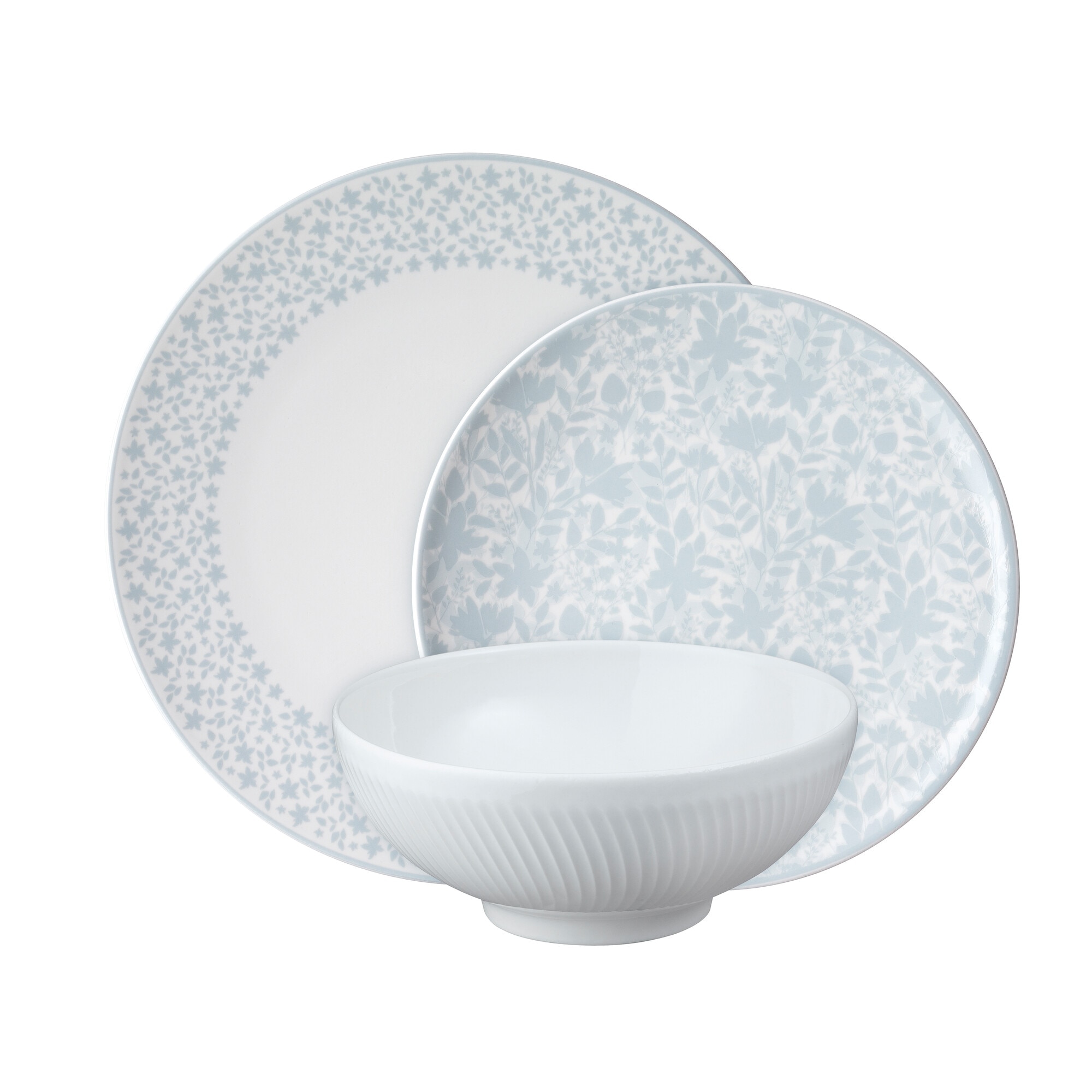 Product photograph of Porcelain Constance 12pc Tableware Set from Denby Retail Ltd