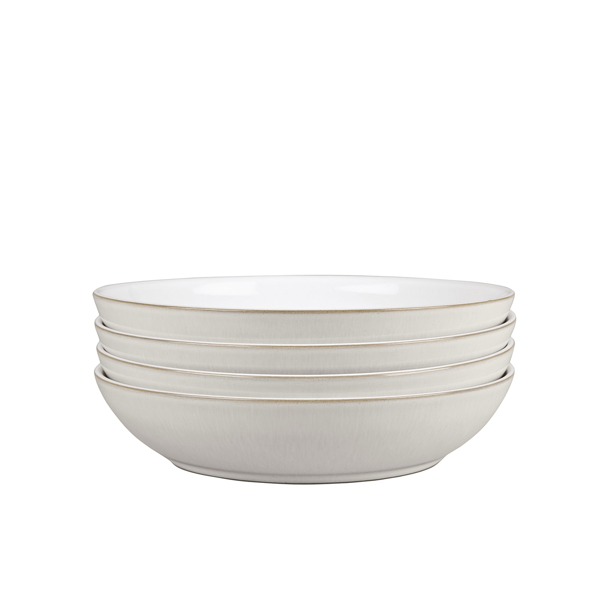 Product photograph of Natural Canvas Set Of 4 Pasta Bowls from Denby Retail Ltd