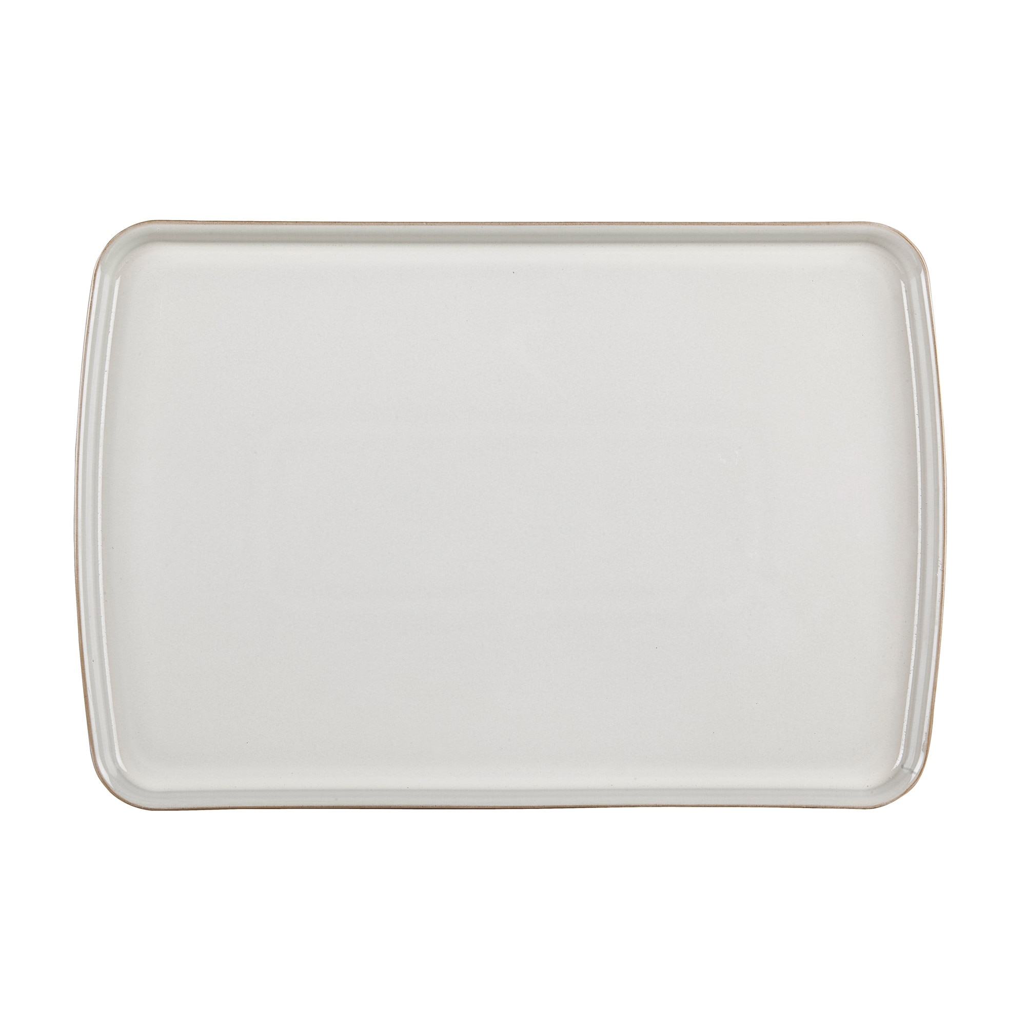 Product photograph of Natural Canvas Large Rectangular Platter Seconds from Denby Retail Ltd