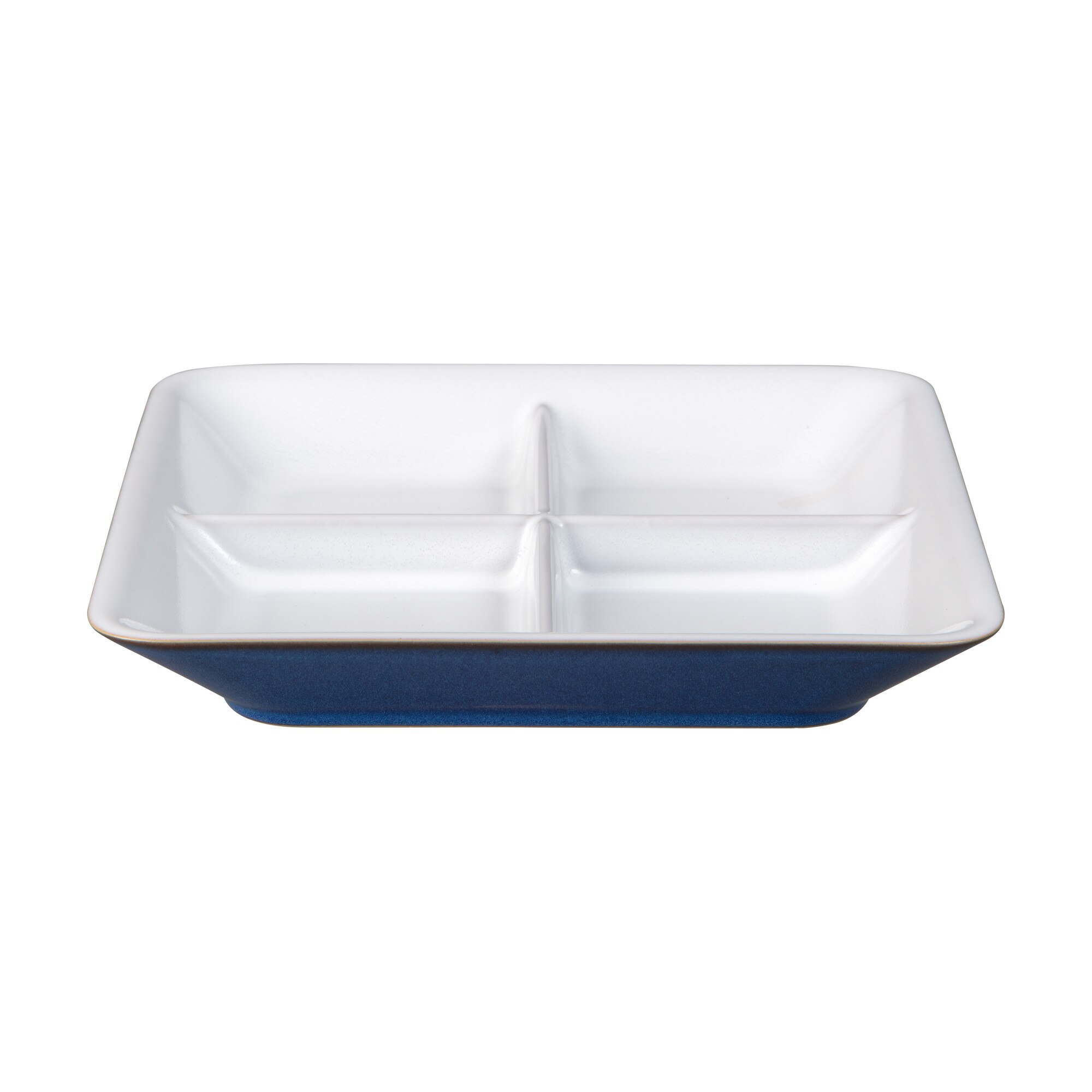 Imperial Blue Square Divided Dish Seconds