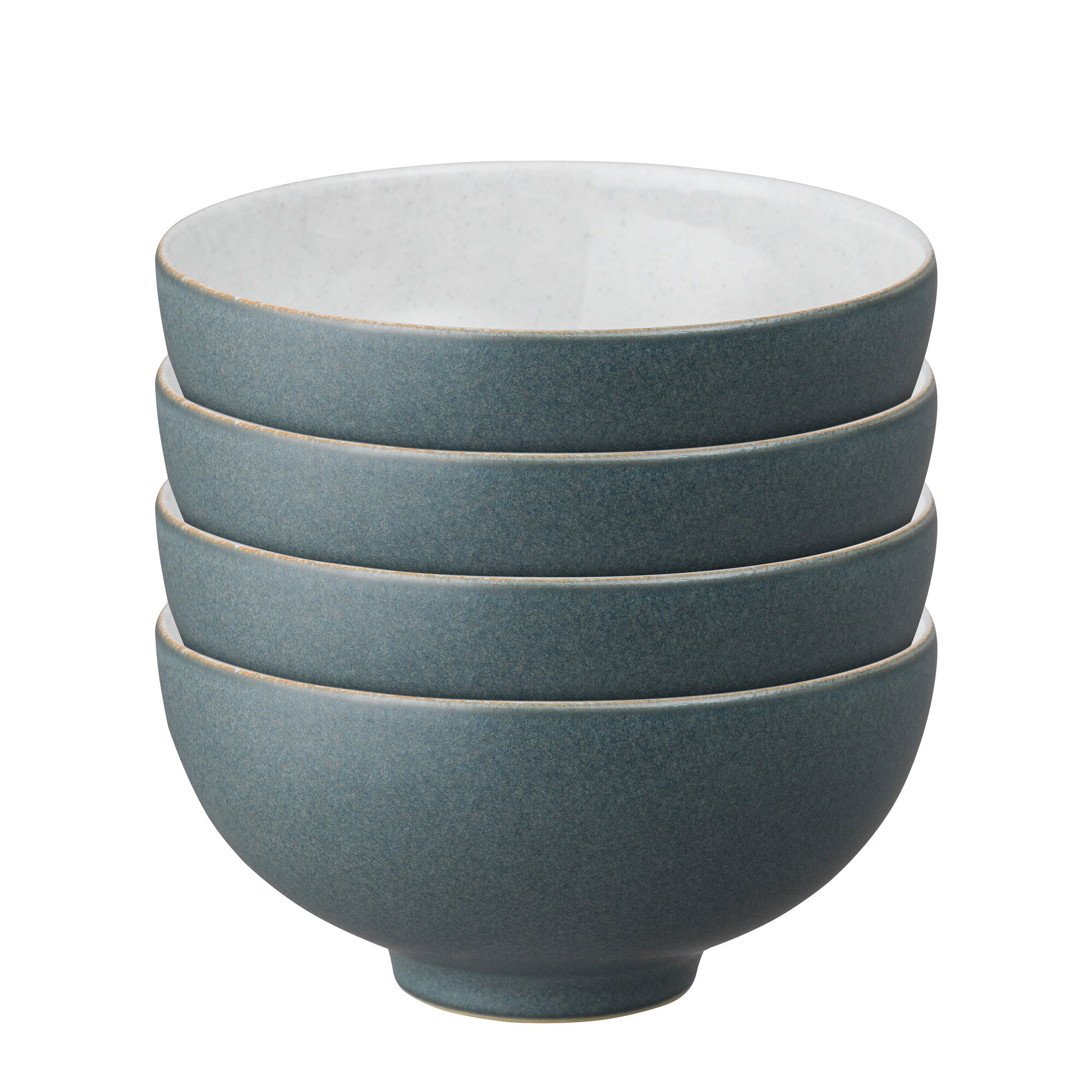 Product photograph of Impression Charcoal Blue Set Of 4 Rice Bowl from Denby Retail Ltd