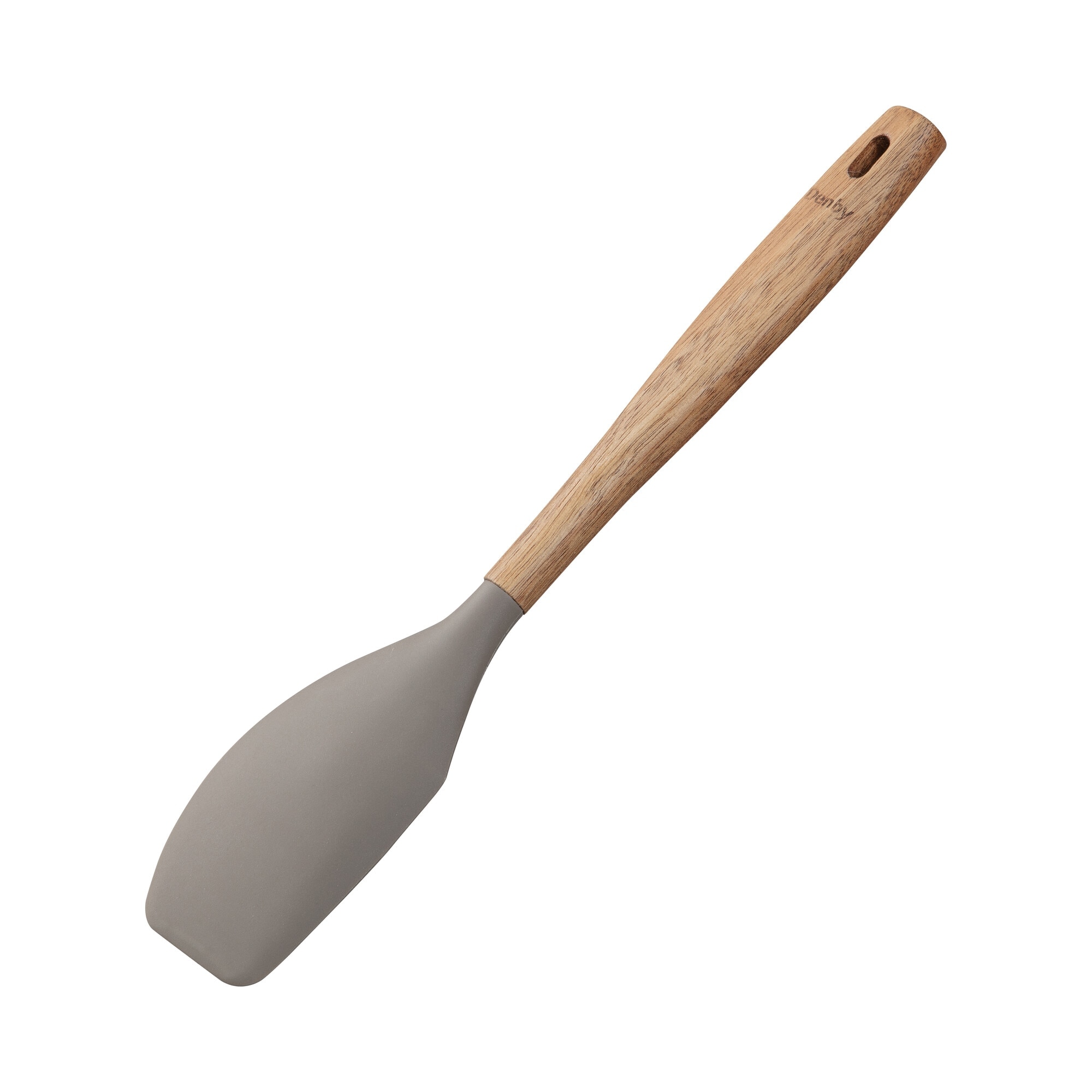 Product photograph of Acacia Silicone Spatula Grey from Denby Retail Ltd