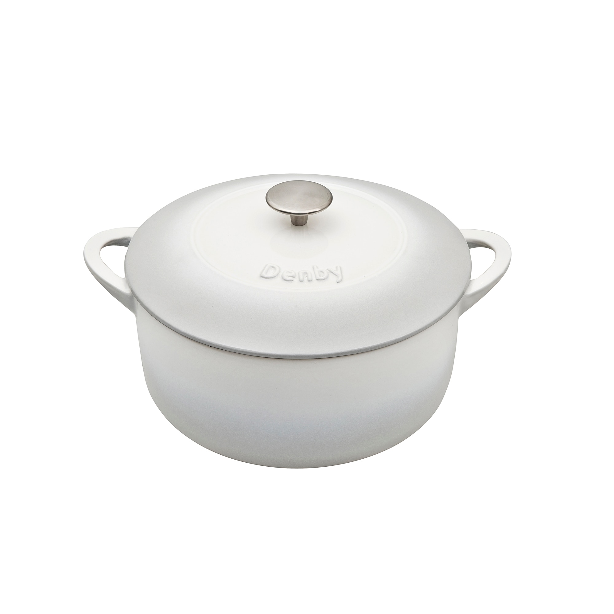 Product photograph of Denby Natural Canvas Cast Iron 24cm Round Casserole from Denby Retail Ltd