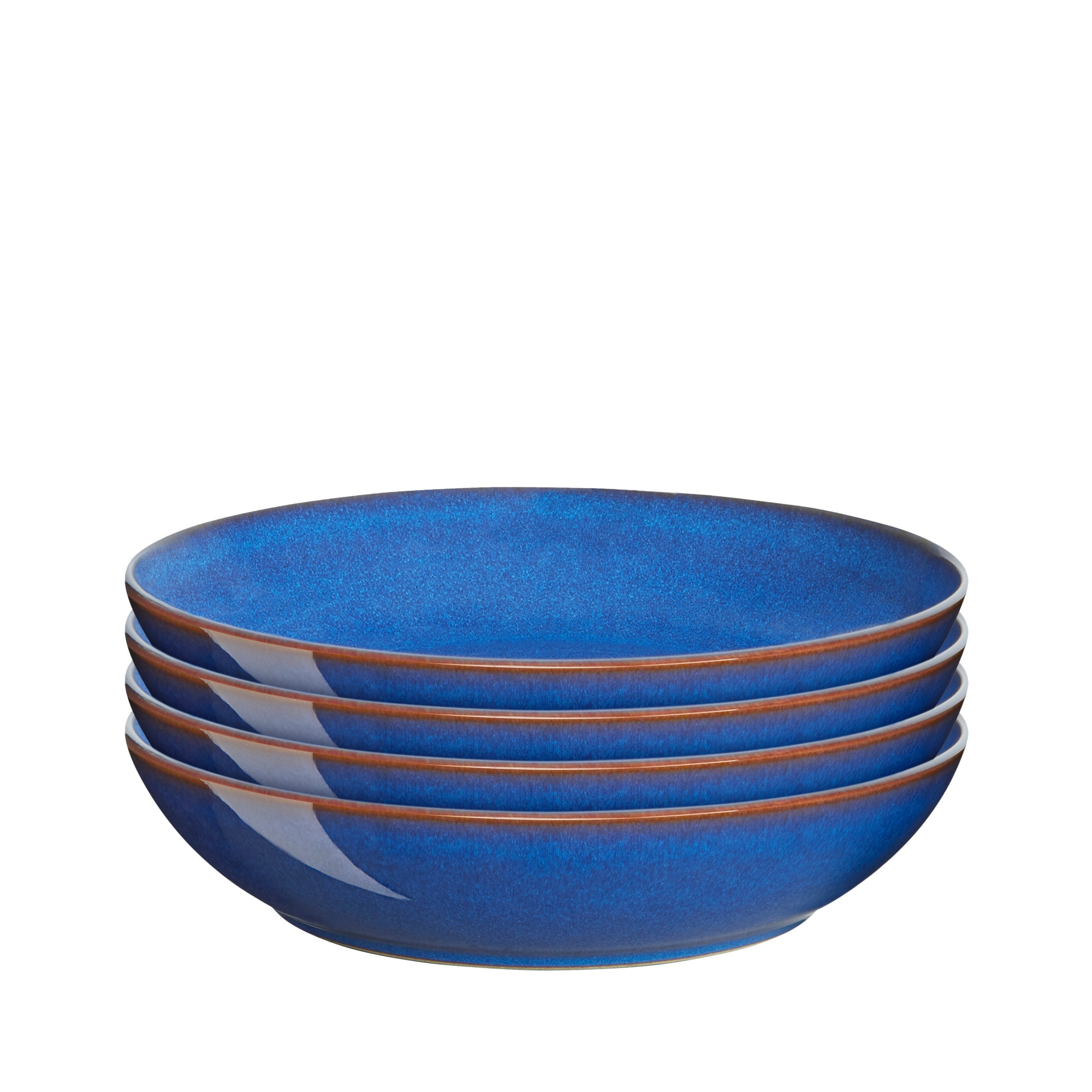 Product photograph of Imperial Blue Set Of 4 Alt Pasta Bowls from Denby Retail Ltd