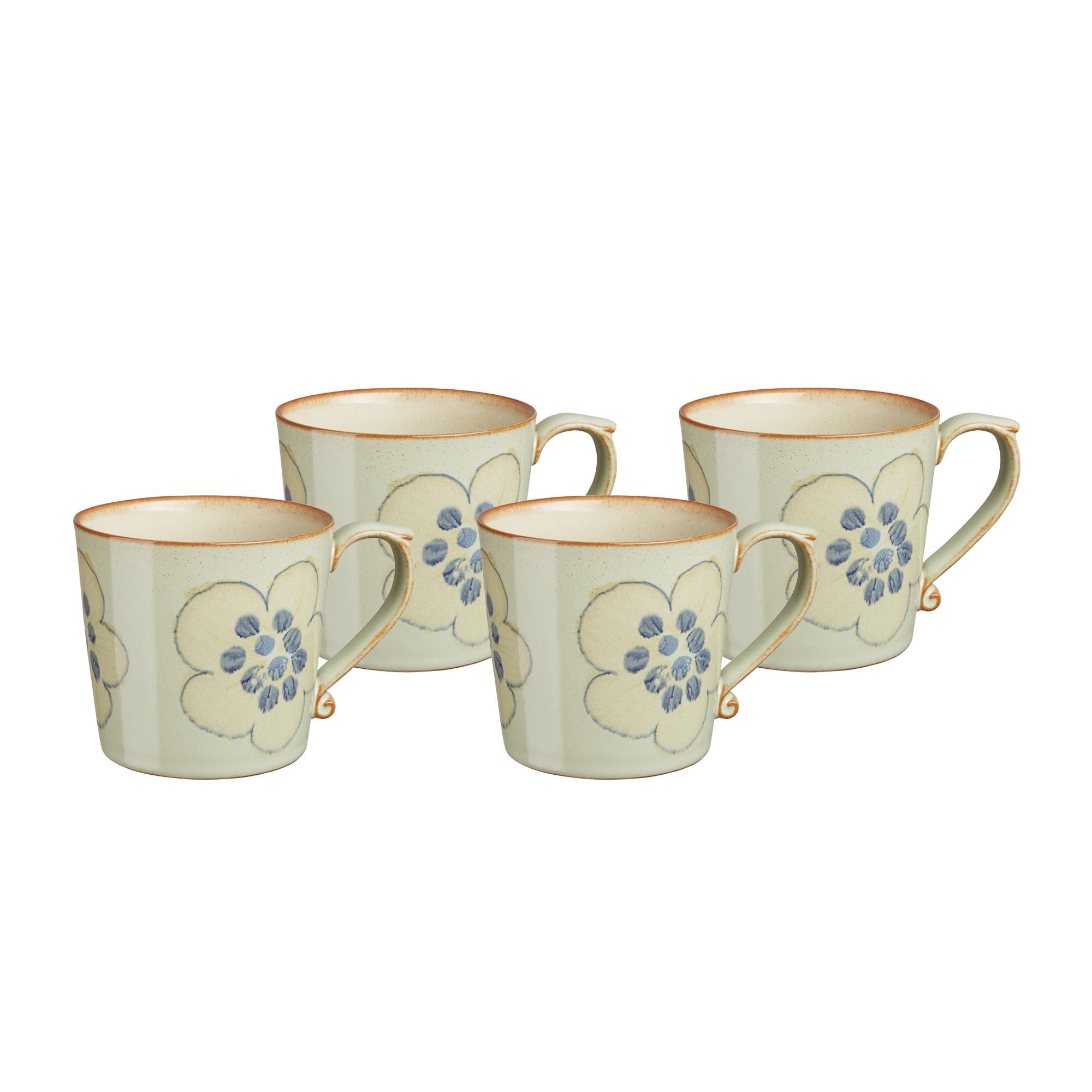 Heritage Orchard Set Of 4 Accent Mugs
