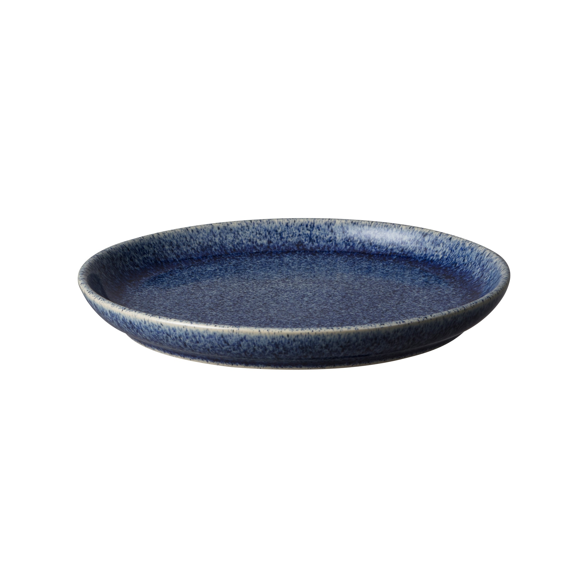 Product photograph of Studio Blue Cobalt Medium Coupe Plate from Denby Retail Ltd