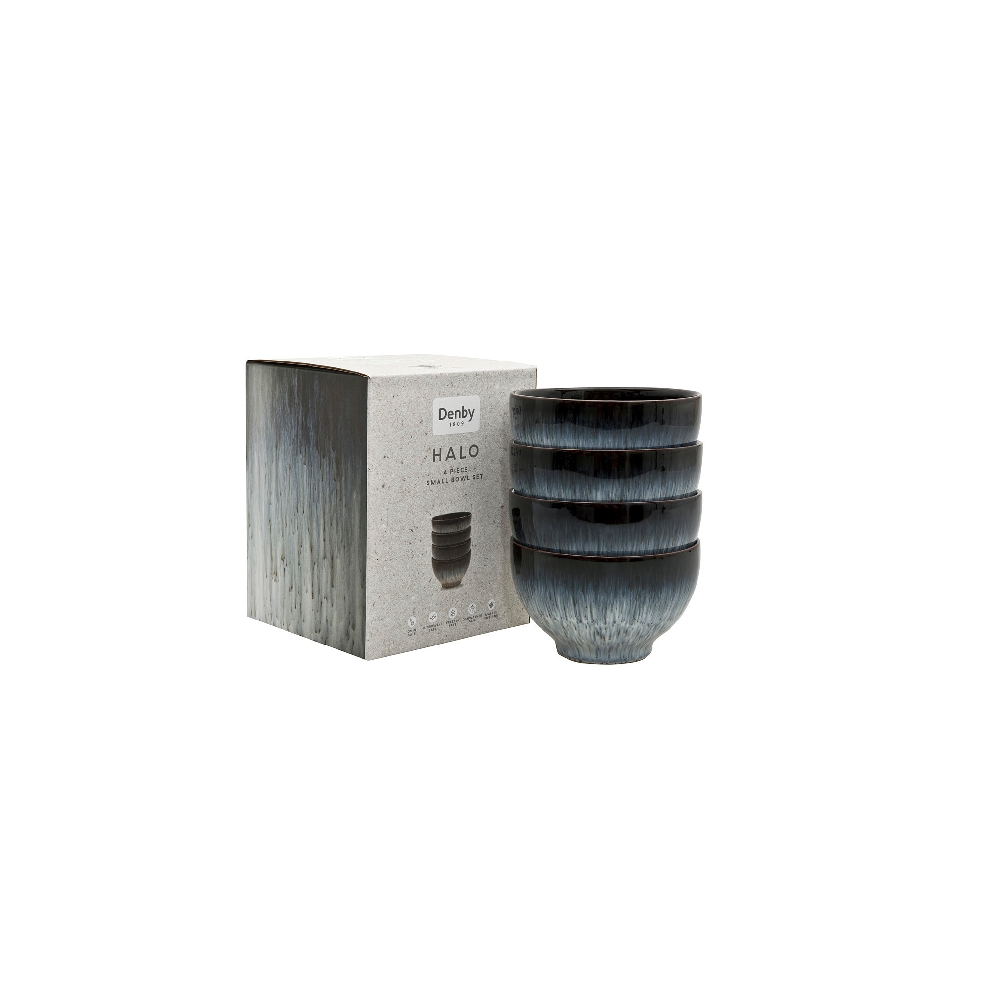 Product photograph of Halo 4 Pc Small Bowl Set from Denby Retail Ltd