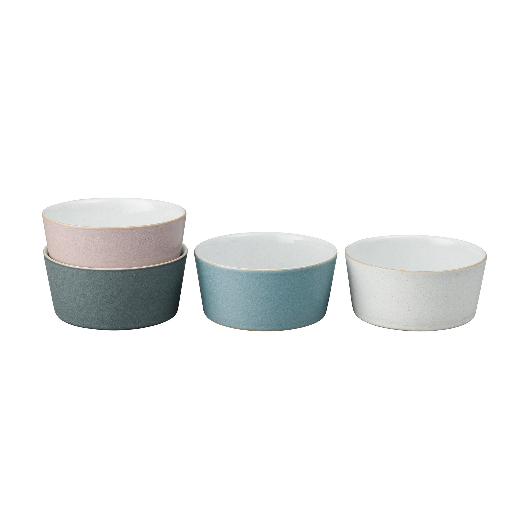 Product photograph of Impression Mixed Set Of 4 Straight Bowl from Denby Retail Ltd