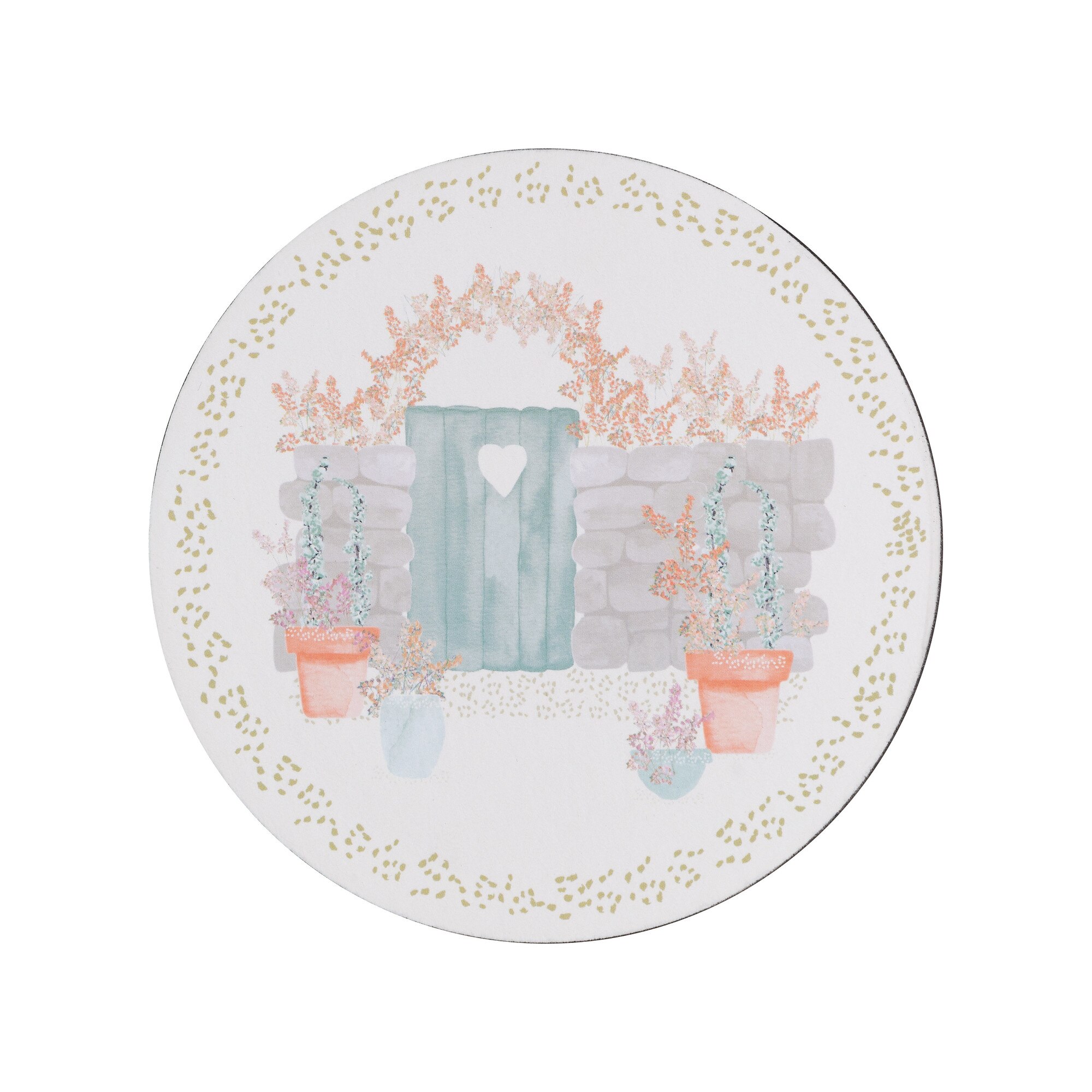 Product photograph of Denby Walled Garden Round Coasters Pack Of 6 from Denby Retail Ltd