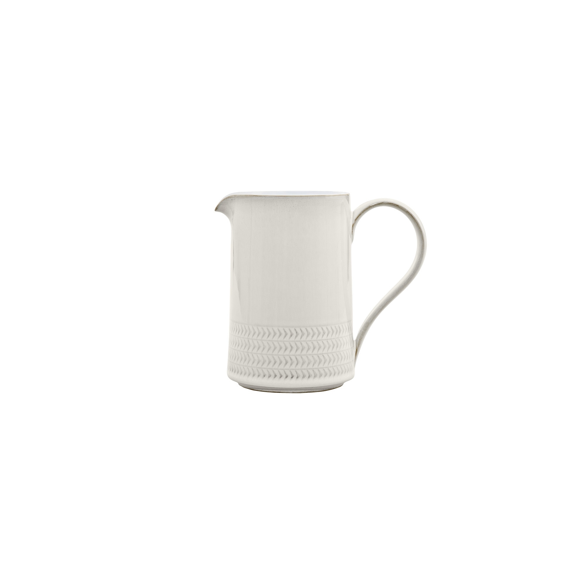 Product photograph of Natural Canvas Textured Medium Jug Seconds from Denby Retail Ltd