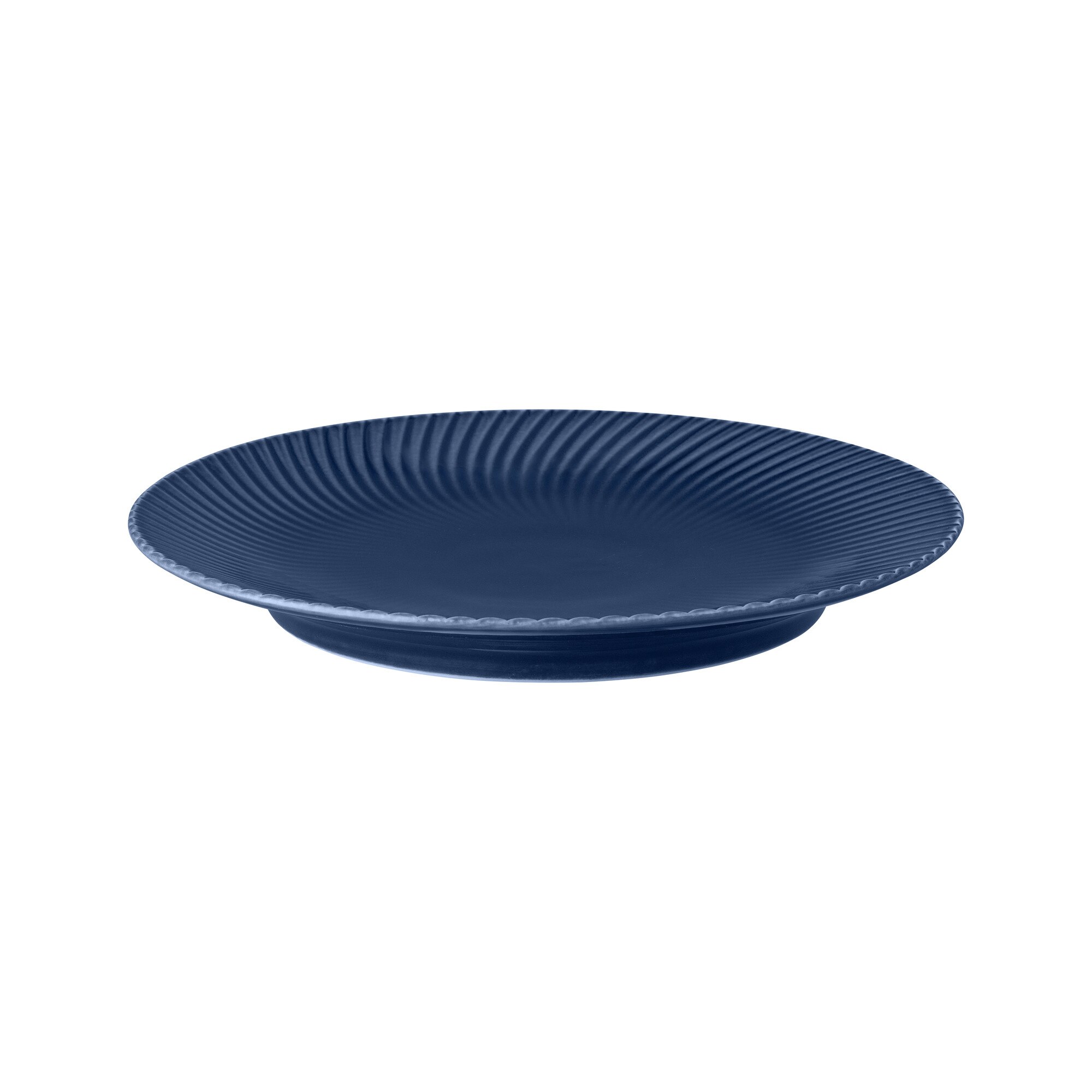 Product photograph of Porcelain Arc Blue Medium Plate Seconds from Denby Retail Ltd