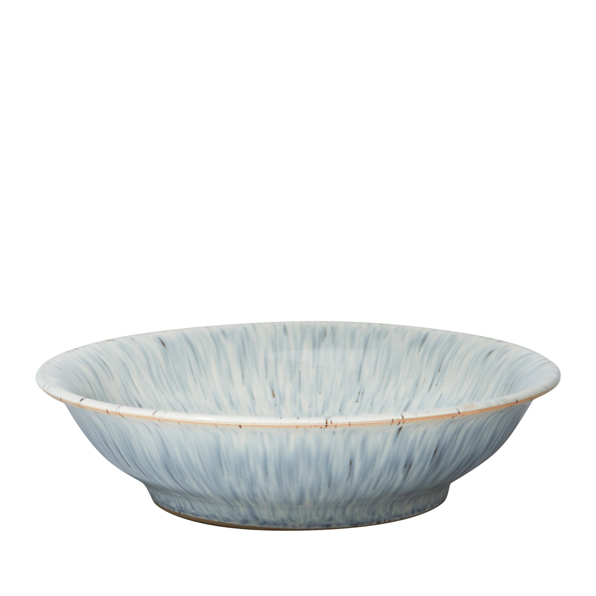 Halo Speckle Large Shallow Bowl