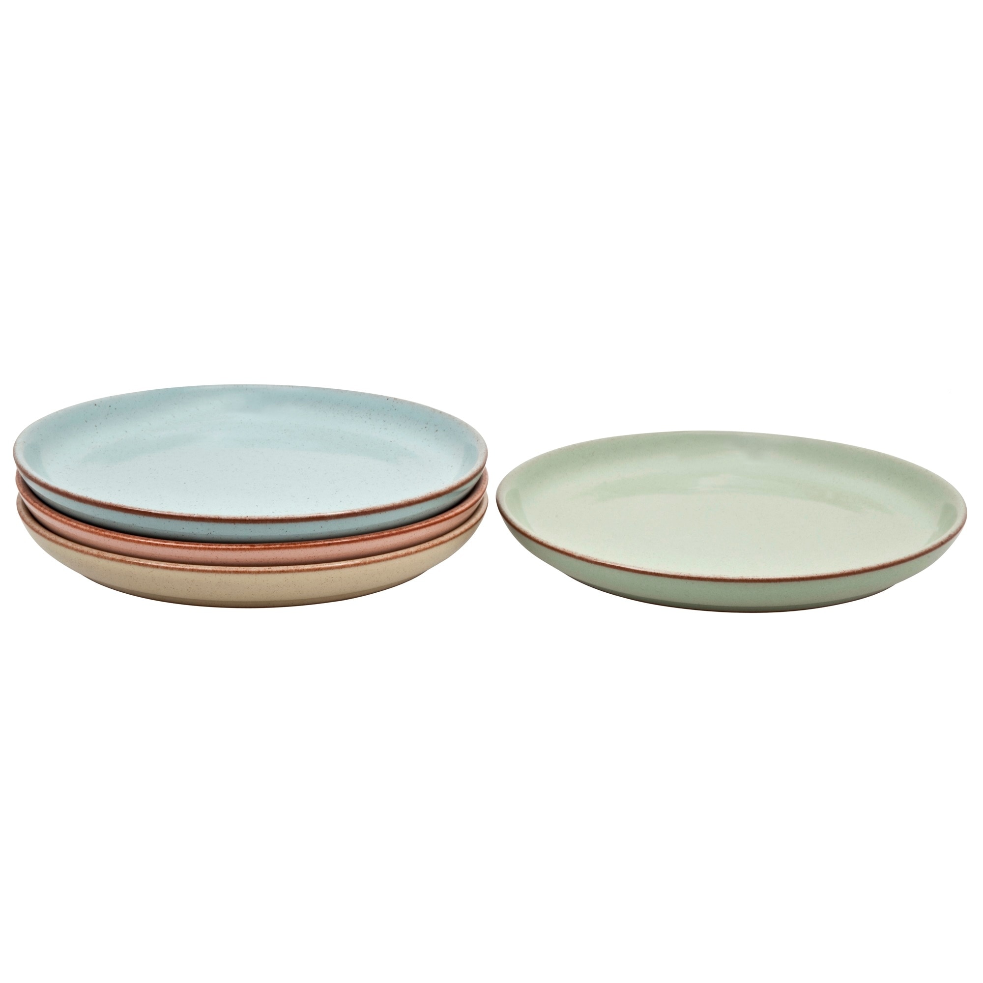 Product photograph of Always Entertaining Deli 4 Piece Coupe Dinner Plate Set from Denby Retail Ltd