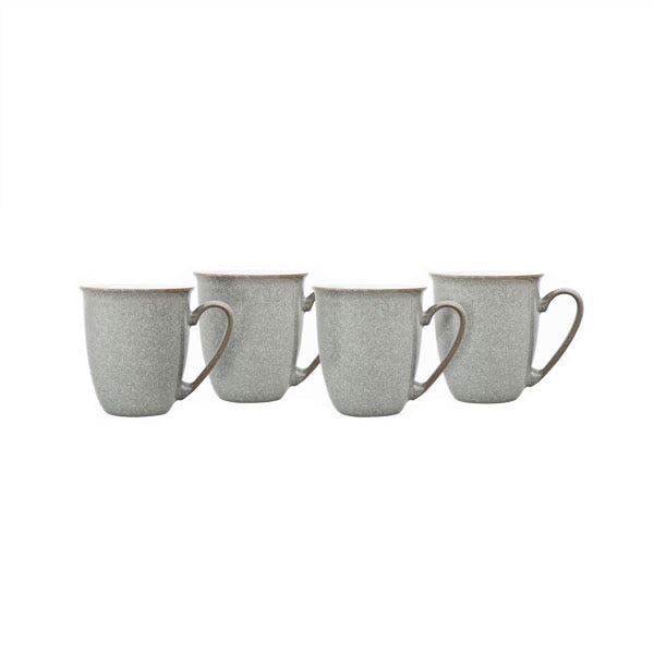 Elements Light Grey 4 Piece Coffee Beaker/mug Set