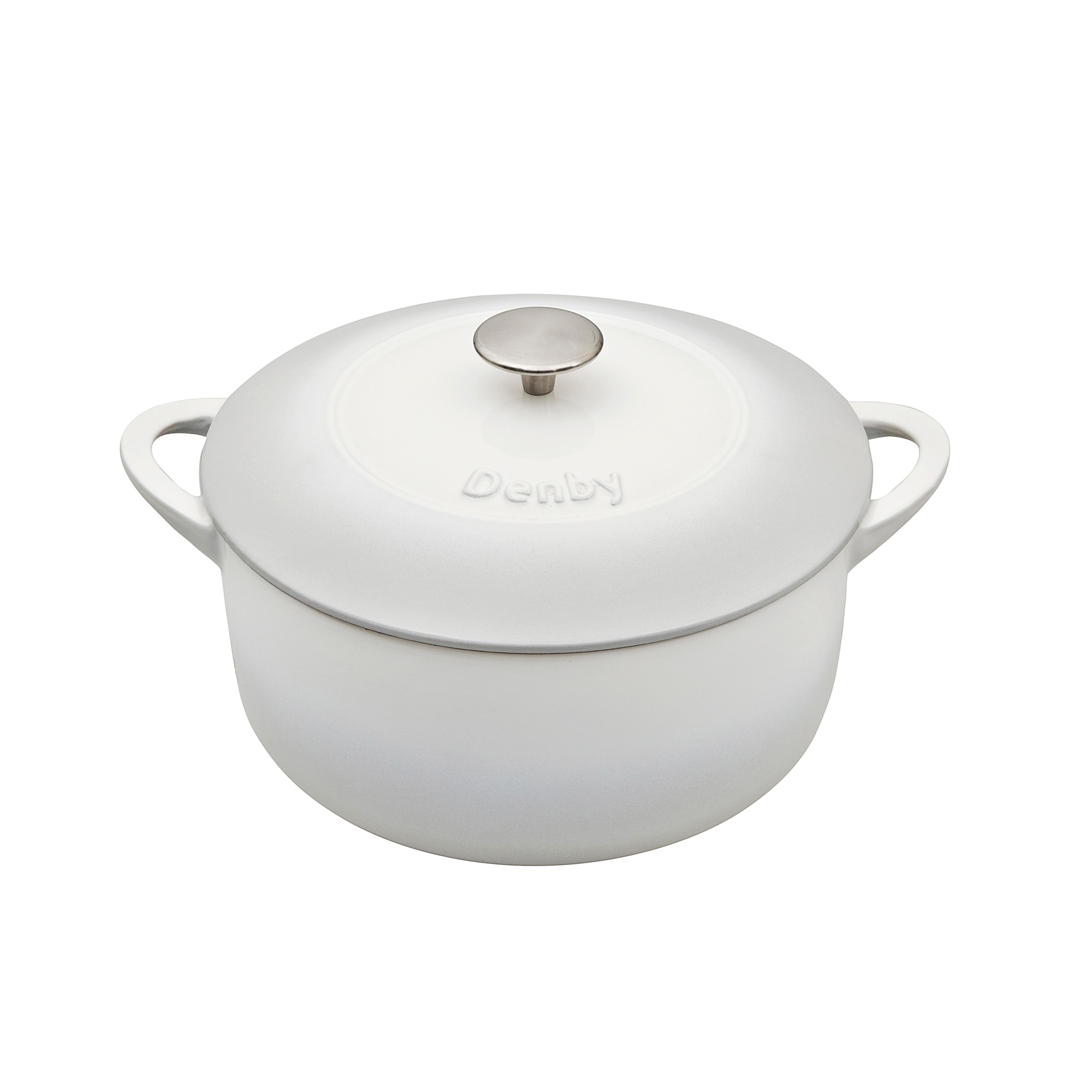 Product photograph of Denby Natural Canvas Cast Iron 26cm Round Casserole from Denby Retail Ltd