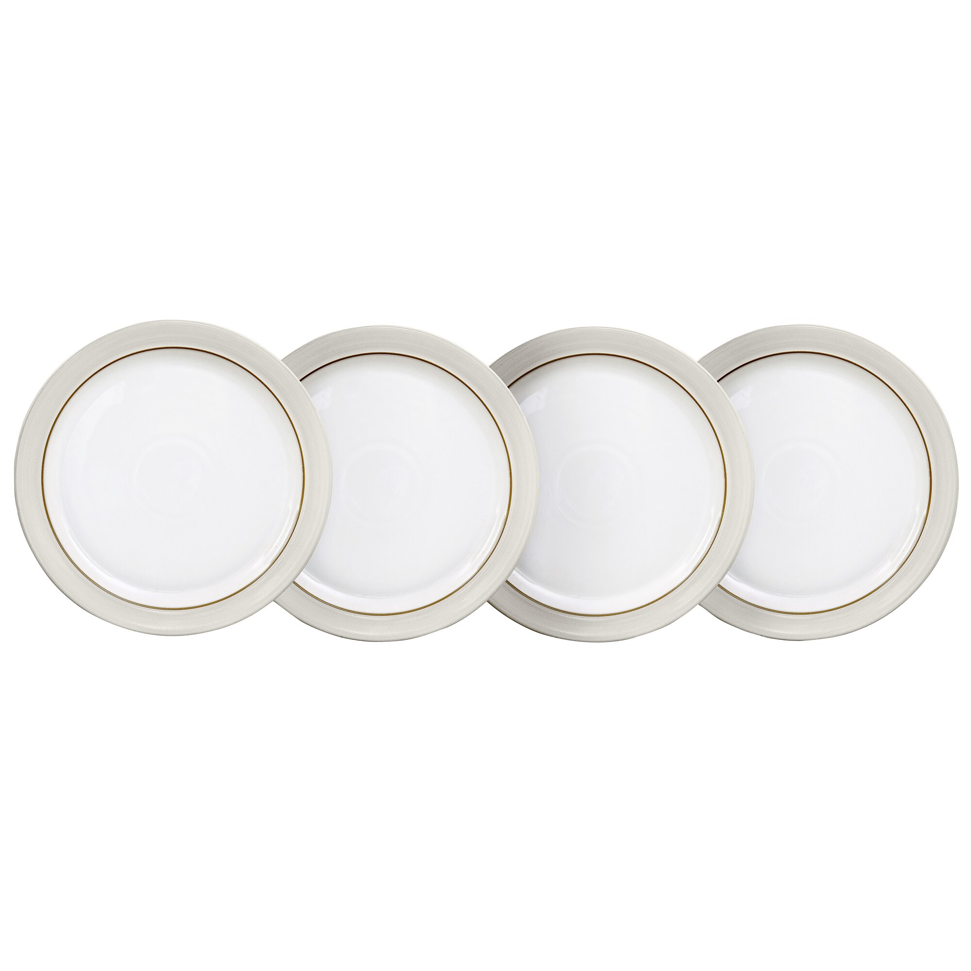 Product photograph of Natural Canvas Set Of 4 Dinner Plates from Denby Retail Ltd