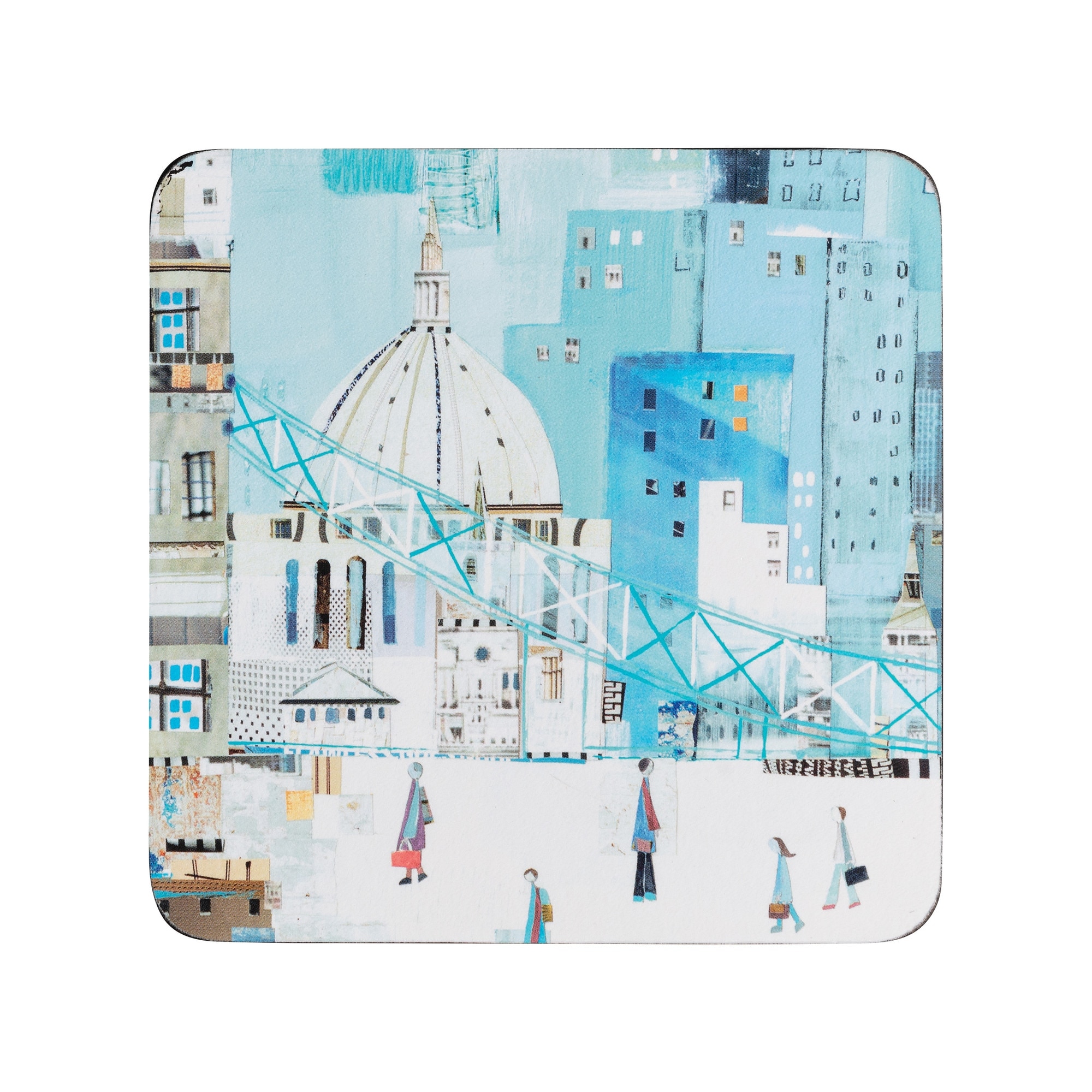 Product photograph of Denby London Scene Coasters Pack Of 6 from Denby Retail Ltd