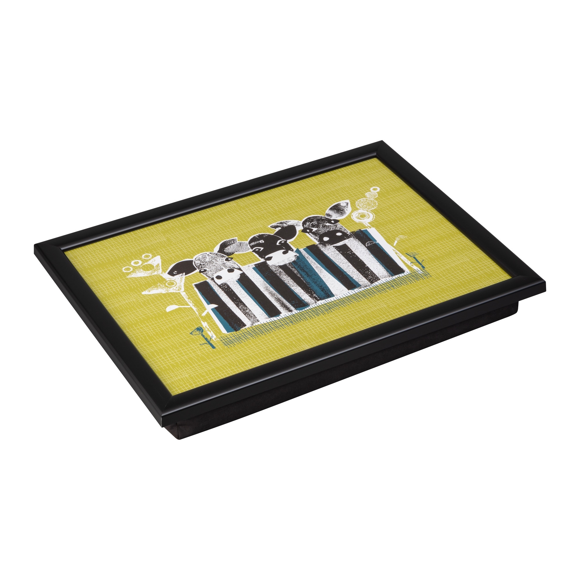 Product photograph of Denby Cow Laptray With Black Edge from Denby Retail Ltd