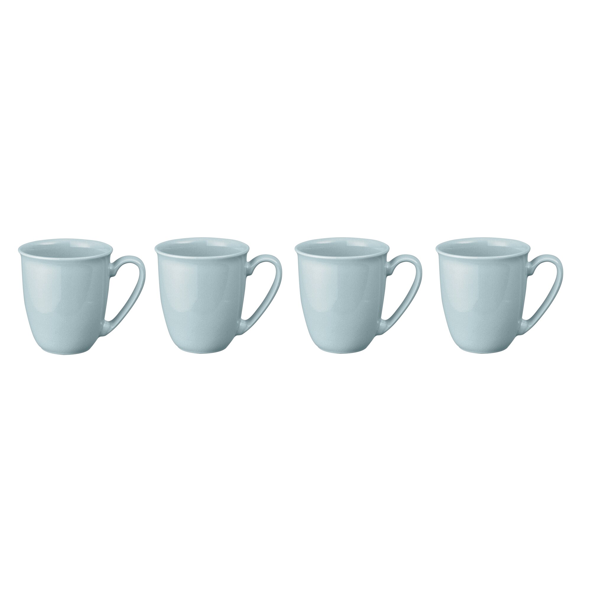 Intro Pale Blue Set Of 4 Mugs