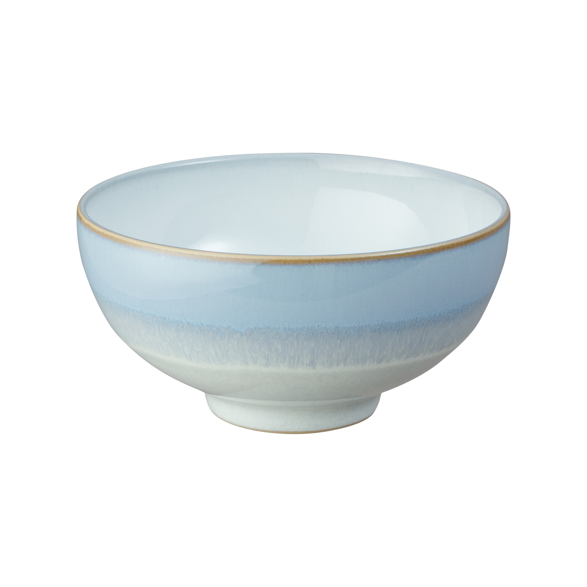 Product photograph of Topaz Blue Rice Bowl Seconds from Denby Retail Ltd