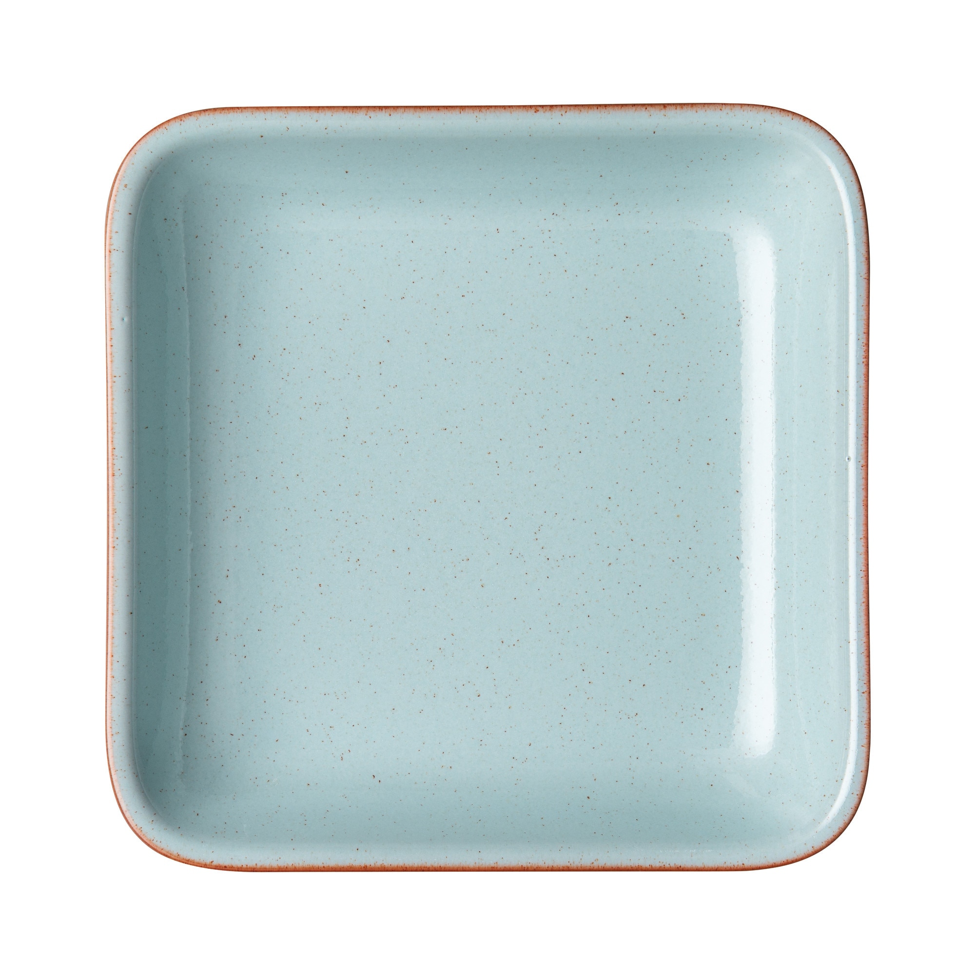Product photograph of Heritage Pavilion Small Square Plate Seconds from Denby Retail Ltd