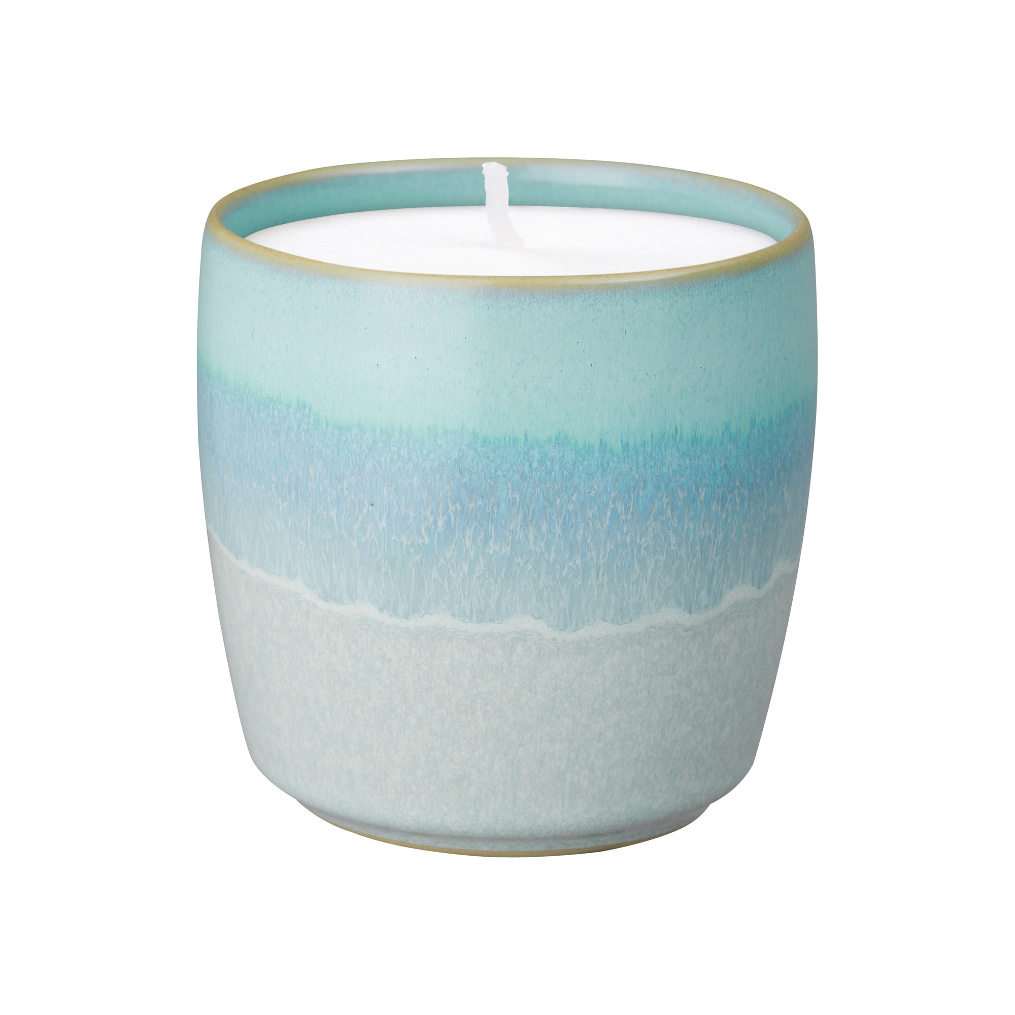 Product photograph of Quartz Jade Ceramic Candle Pot from Denby Retail Ltd