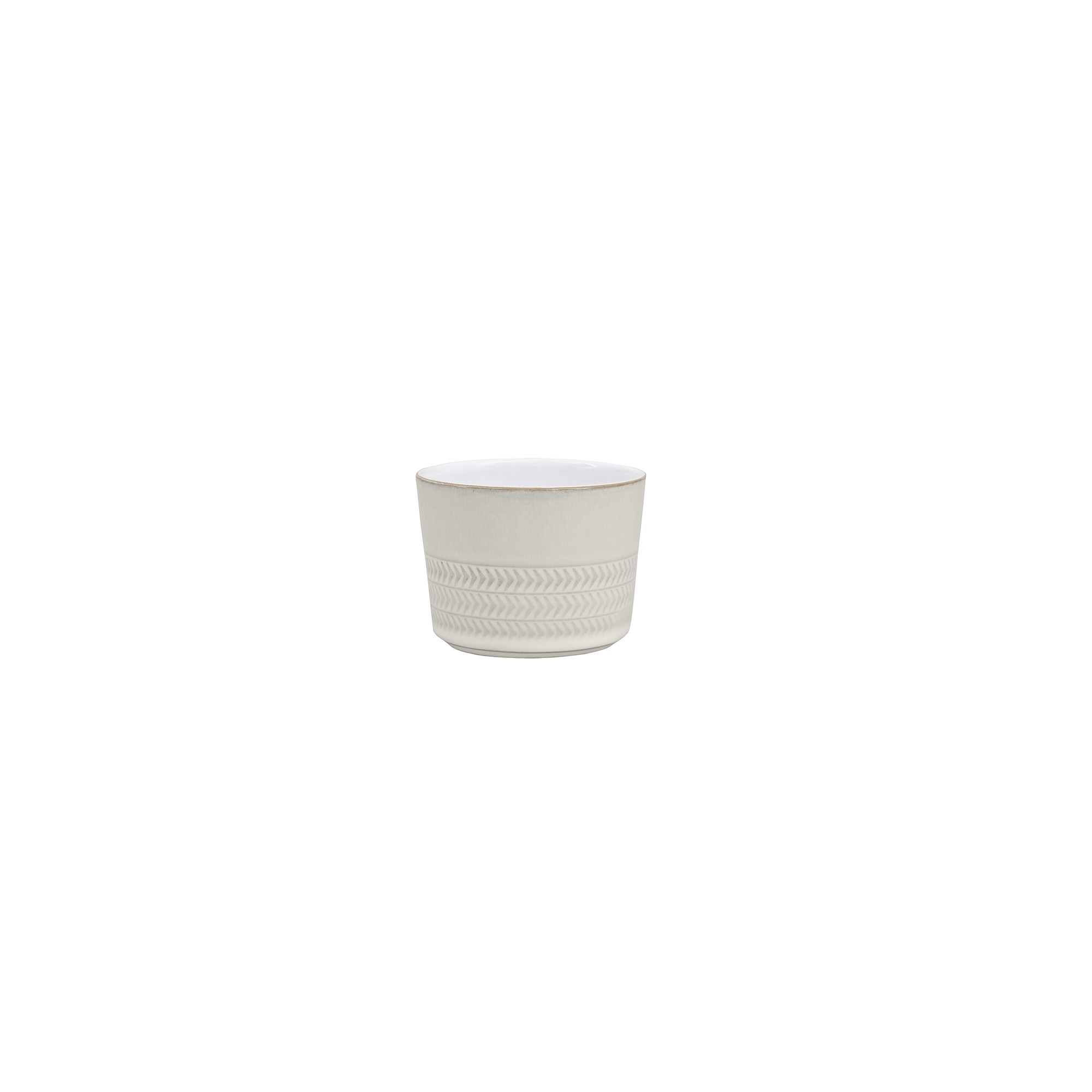 Product photograph of Natural Canvas Textured Open Sugar Bowl Seconds from Denby Retail Ltd