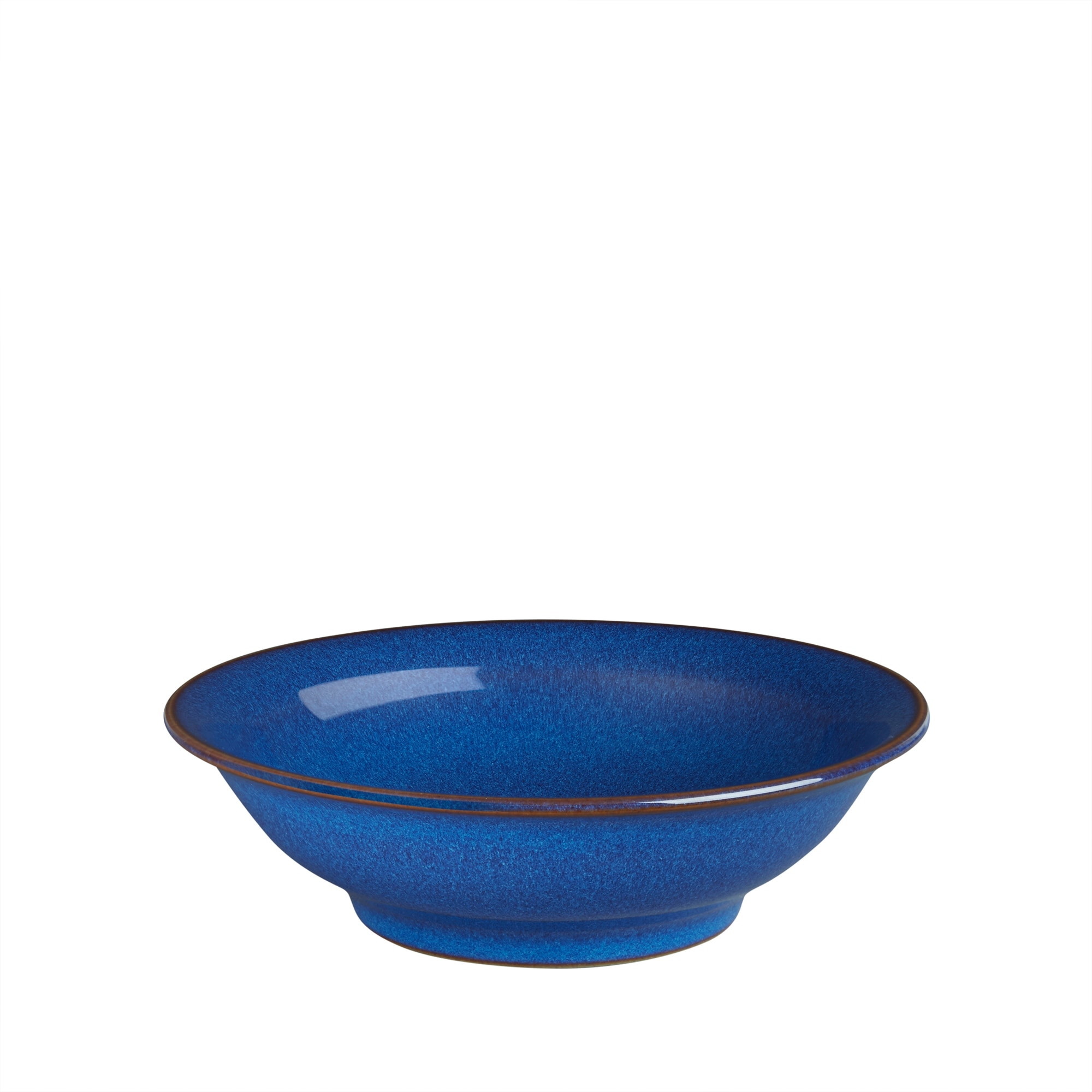 Product photograph of Imperial Blue Small Shallow Bowl from Denby Retail Ltd