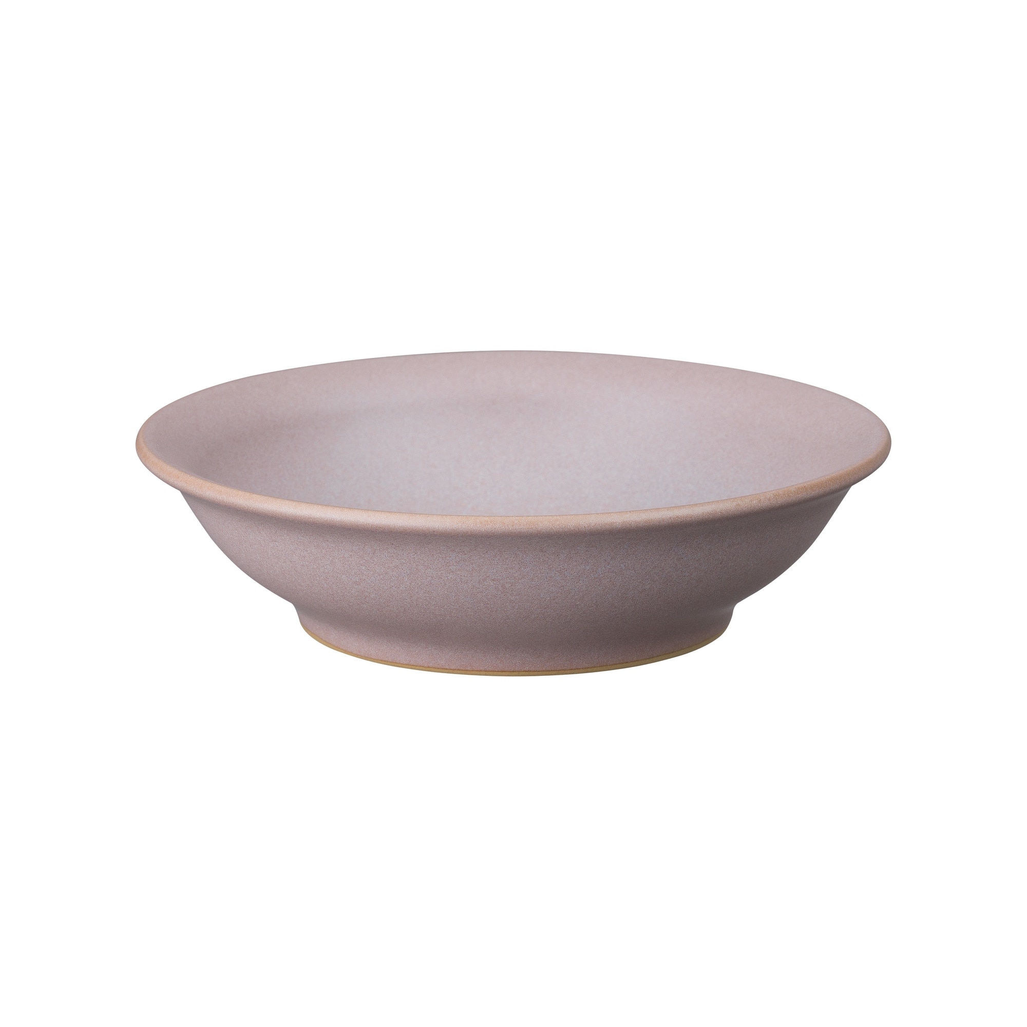 Product photograph of Impression Pink Medium Shallow Bowl from Denby Retail Ltd