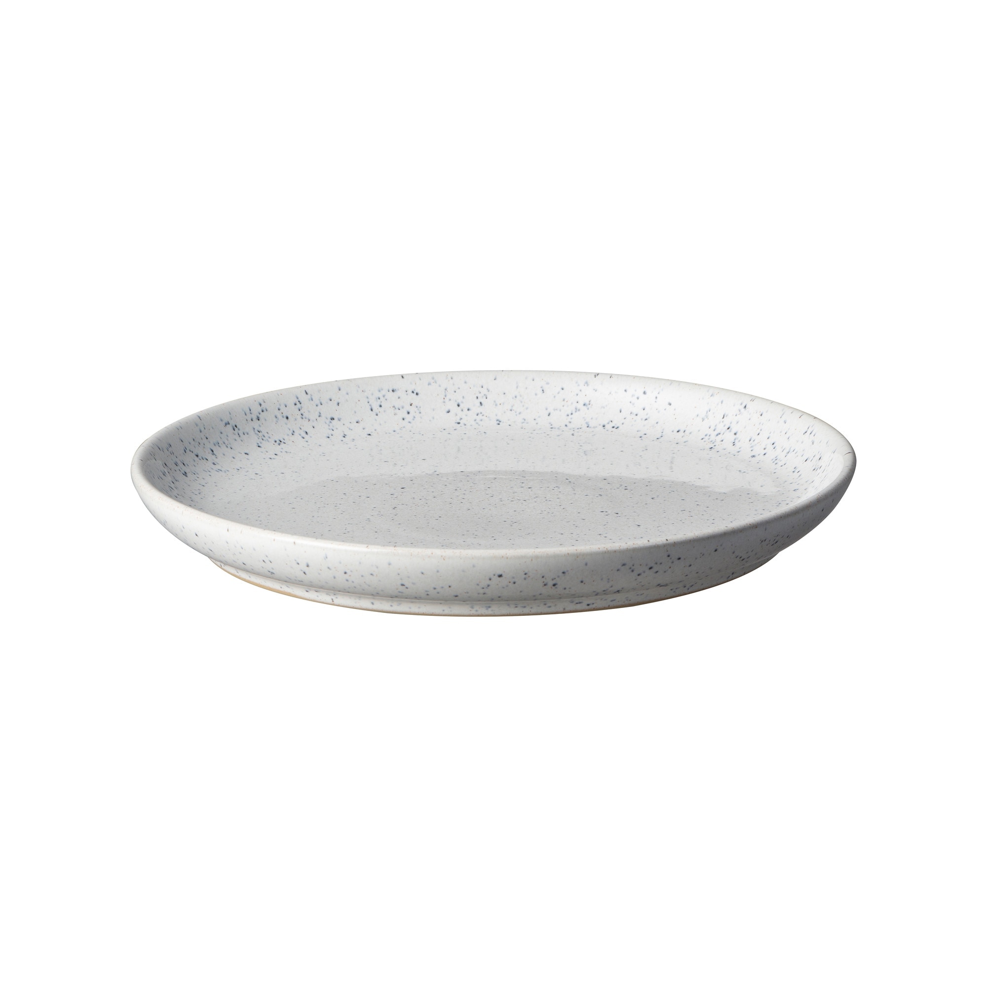 Product photograph of Studio Blue Chalk Small Coupe Plate from Denby Retail Ltd