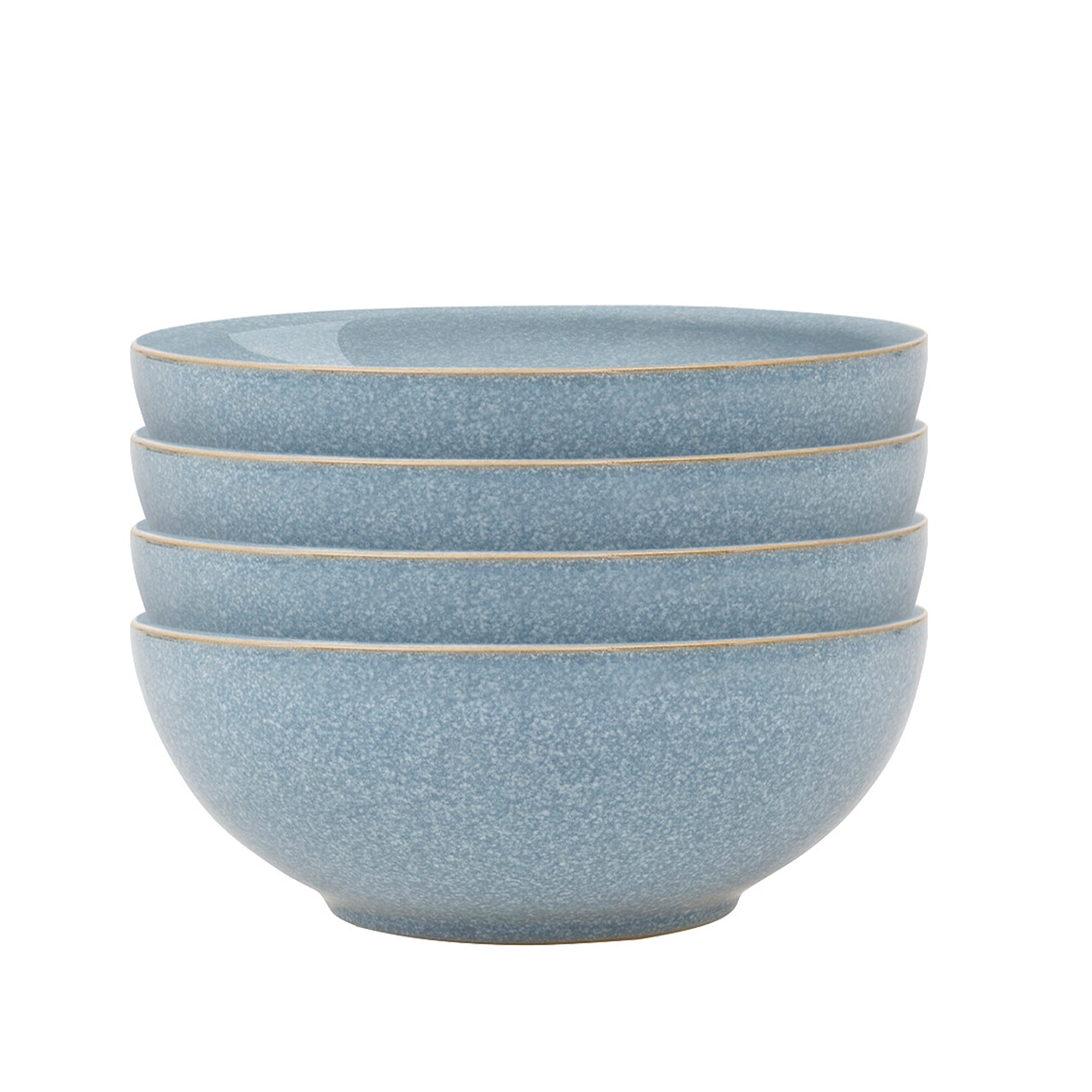 Product photograph of Elements Blue Set Of 4 Alt Coupe Cereal Bowl from Denby Retail Ltd