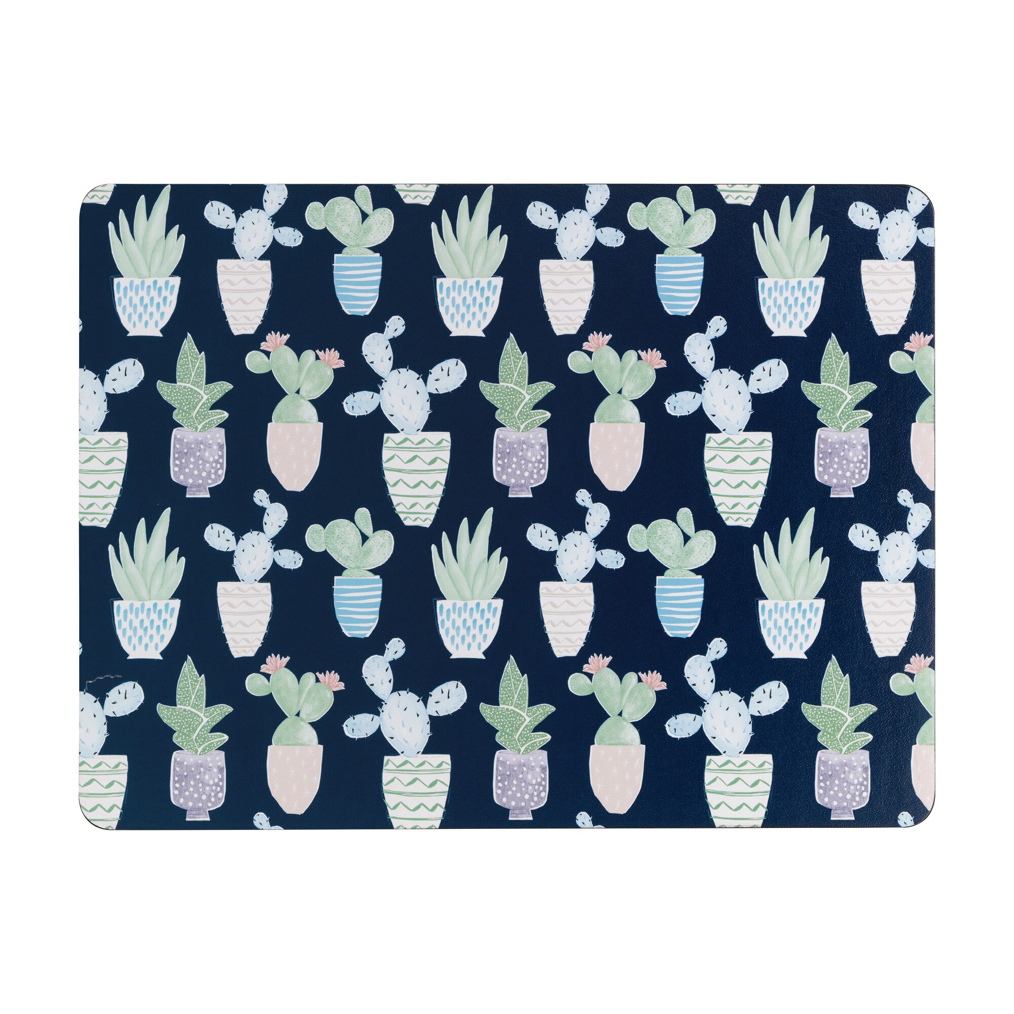Product photograph of Denby Cacti Placemats Pack Of 6 from Denby Retail Ltd