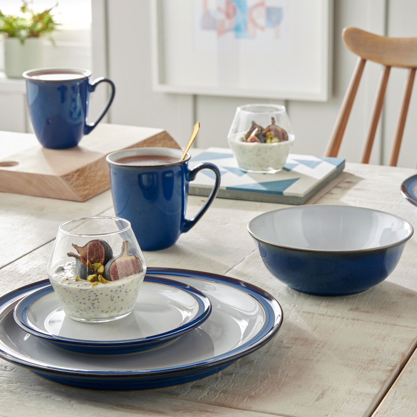 Imperial Blue Mugs - Set Of 2