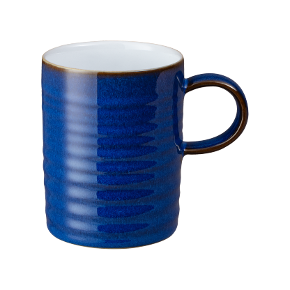 Imperial Blue Ridged Mug