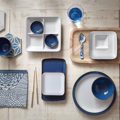 Imperial Blue Small Rectangular Platter