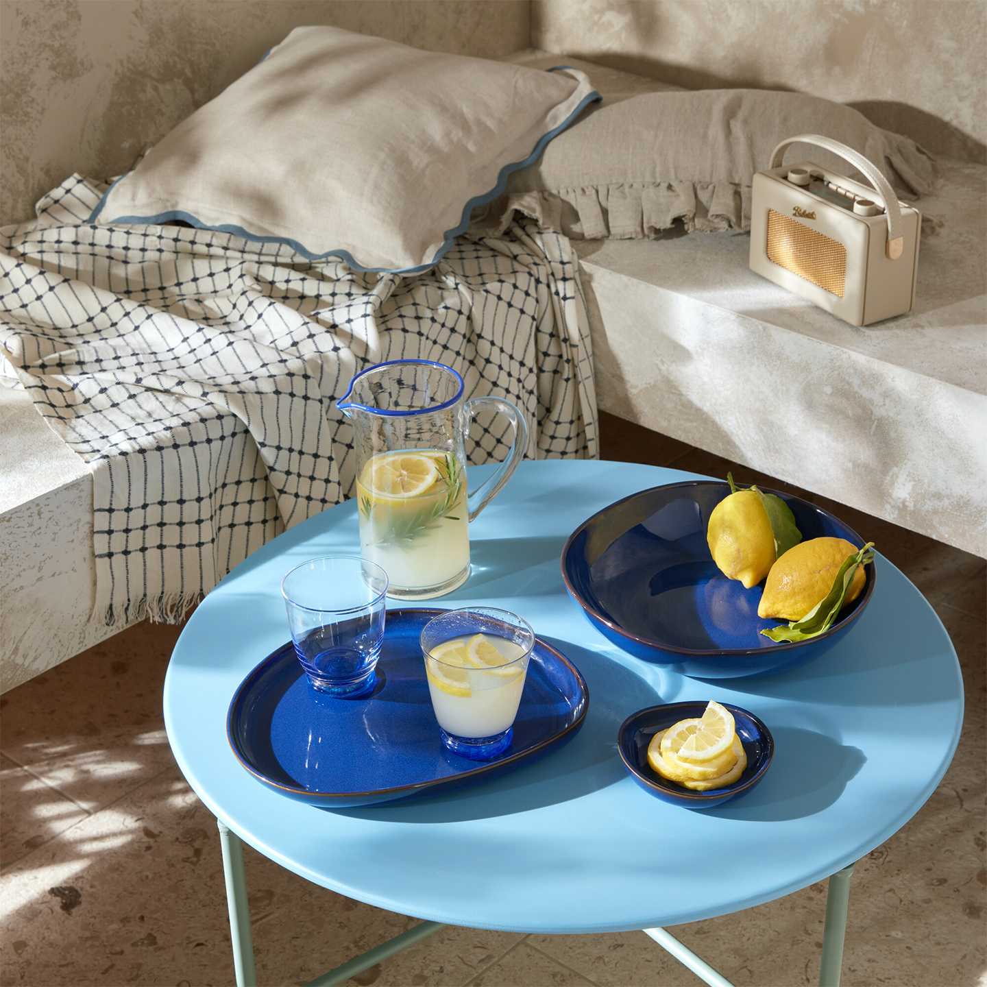 Imperial Blue Small Organic Dish