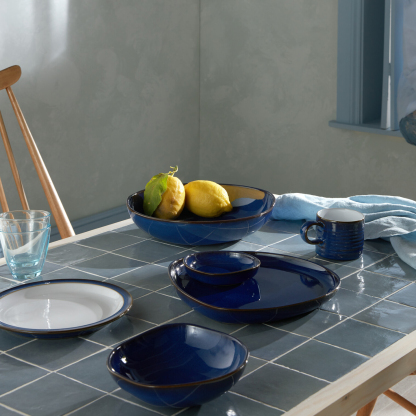 Imperial Blue Medium Organic Dish