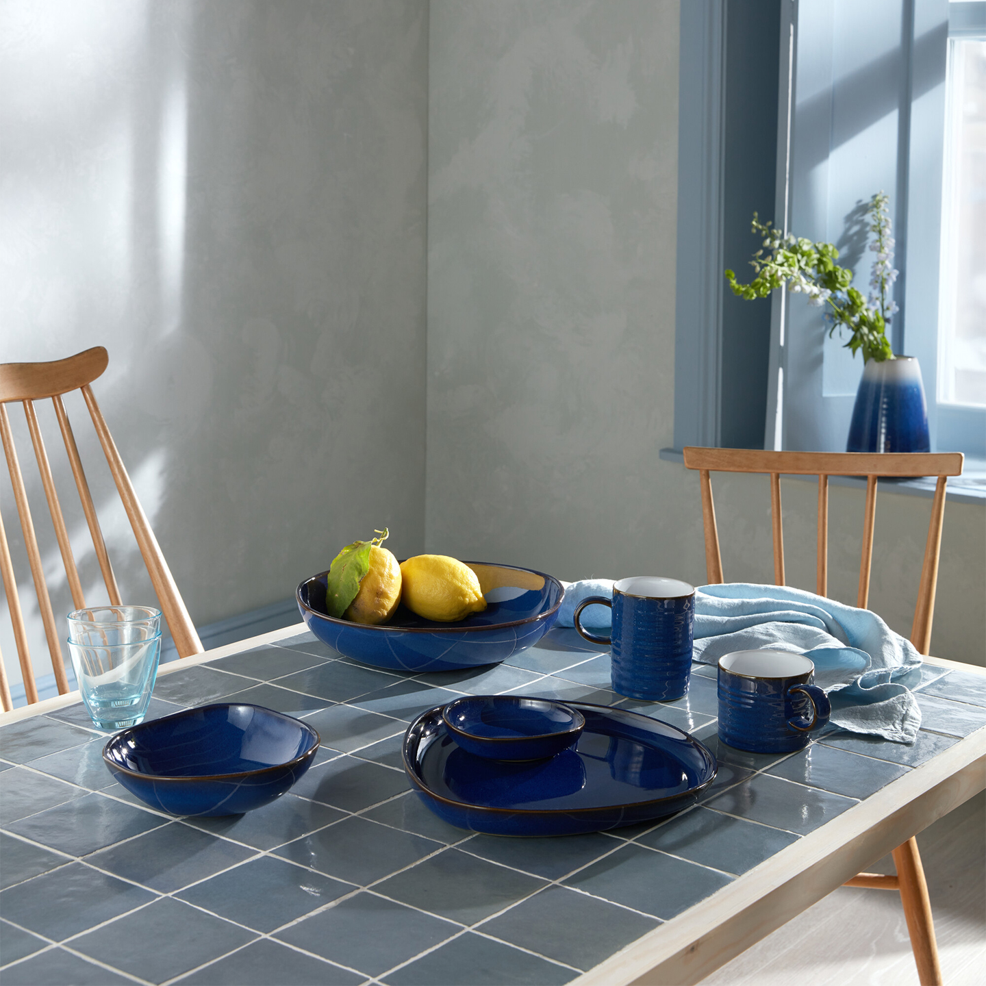 Imperial Blue Medium Organic Dish