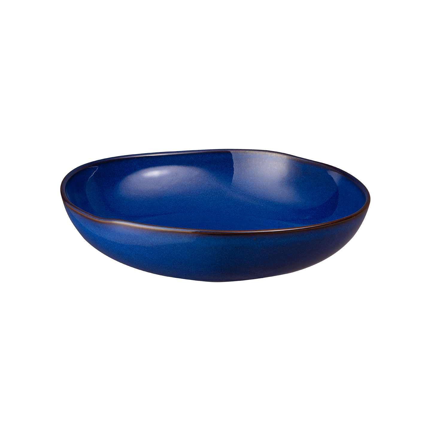 Imperial Blue Large Organic Dish