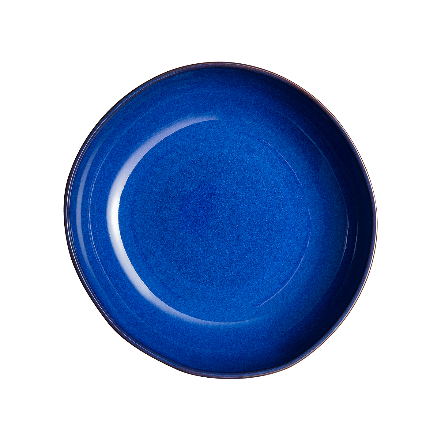 Imperial Blue Large Organic Dish