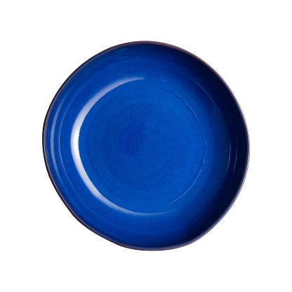 Imperial Blue Large Organic Dish