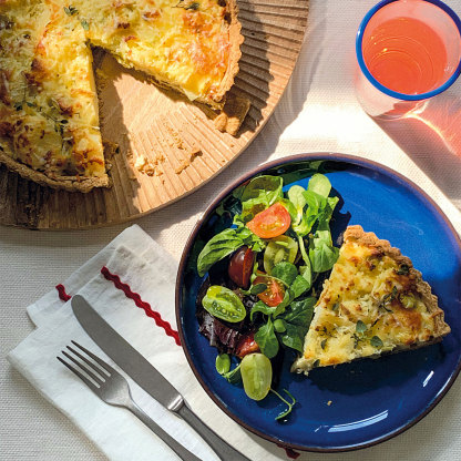 Imperial Blue Coupe Medium Plate